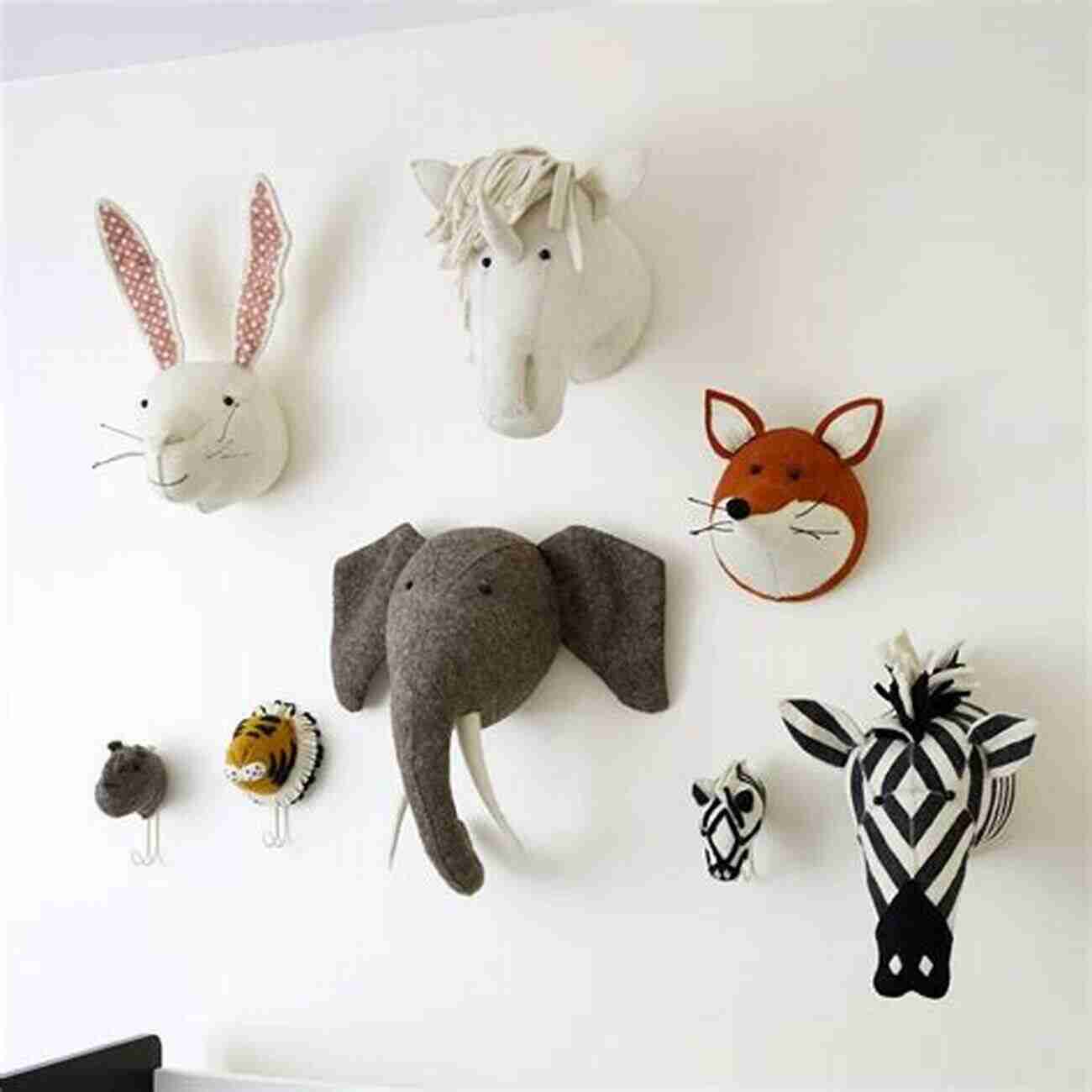 15 Unique Sewn Animal Heads For Your Home Decoration Sewn Animal Heads: 15 Trophy Heads To Stitch