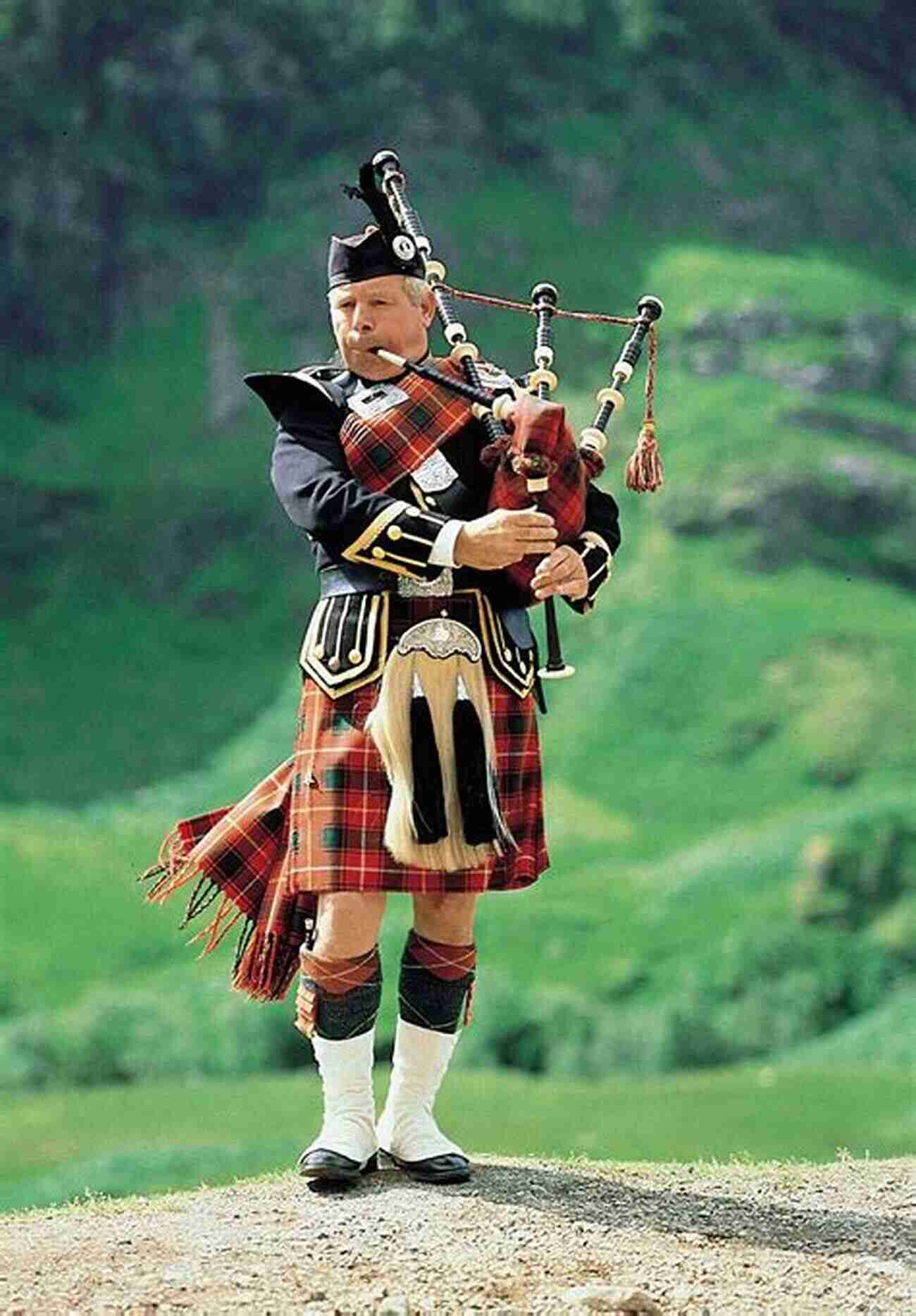 A Highlander Playing The Bagpipes In Traditional Scottish Attire The Story Of The Highland Regiments