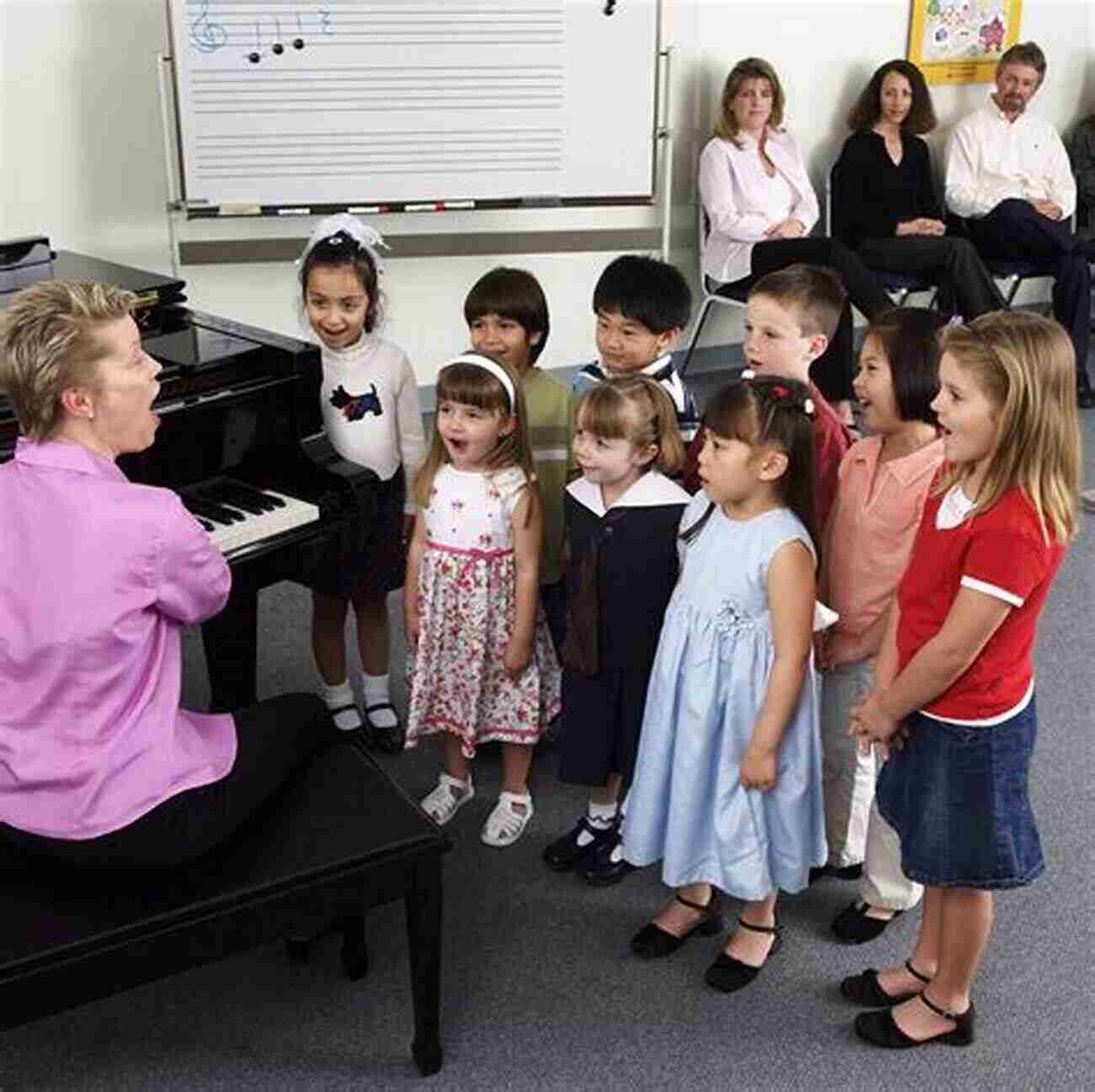 A Group Of Children Singing Together In A Music Classroom The Music Tree: Activities Time To Begin