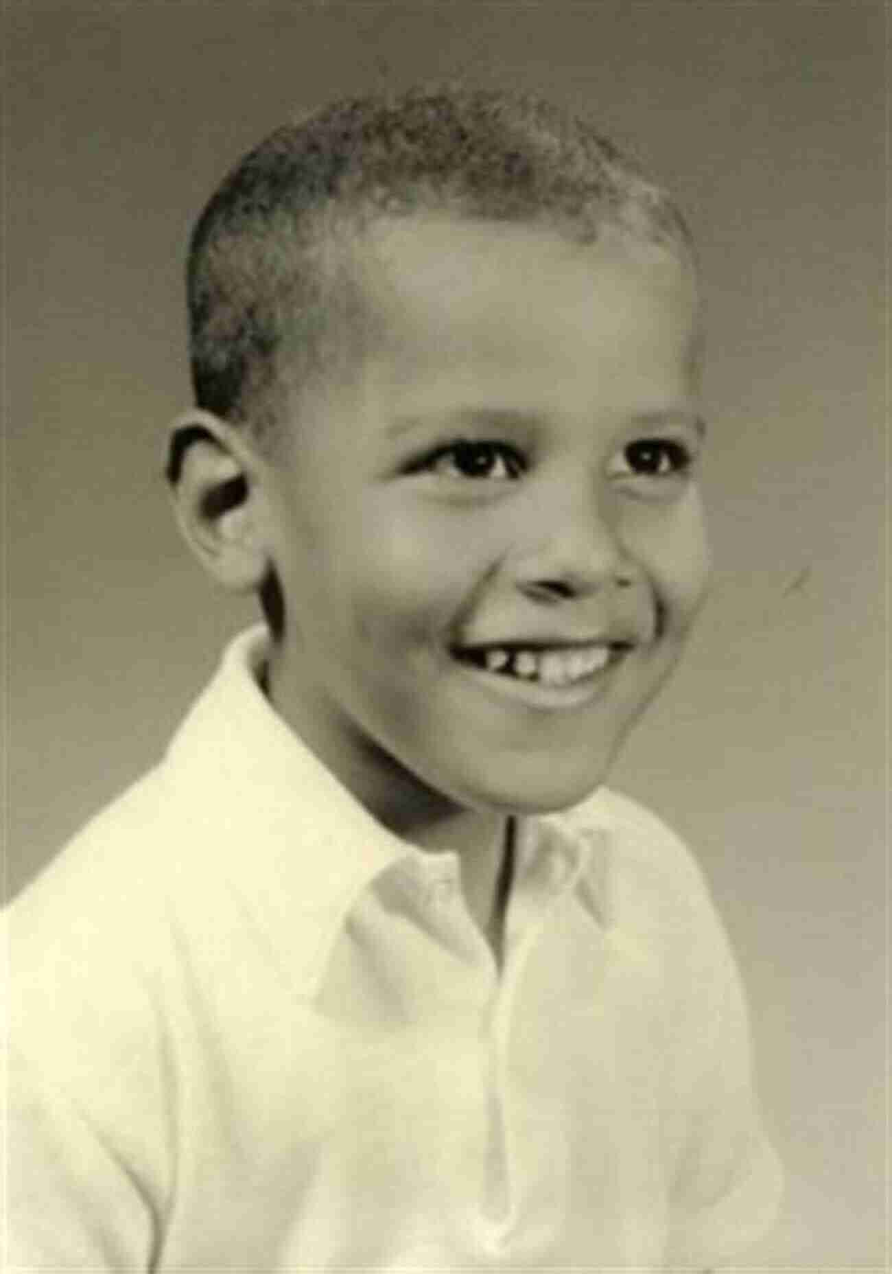 A Young Barack Obama Smiling During His Childhood In Hawaii The Little Boy Named Barry Obama Children S Modern History