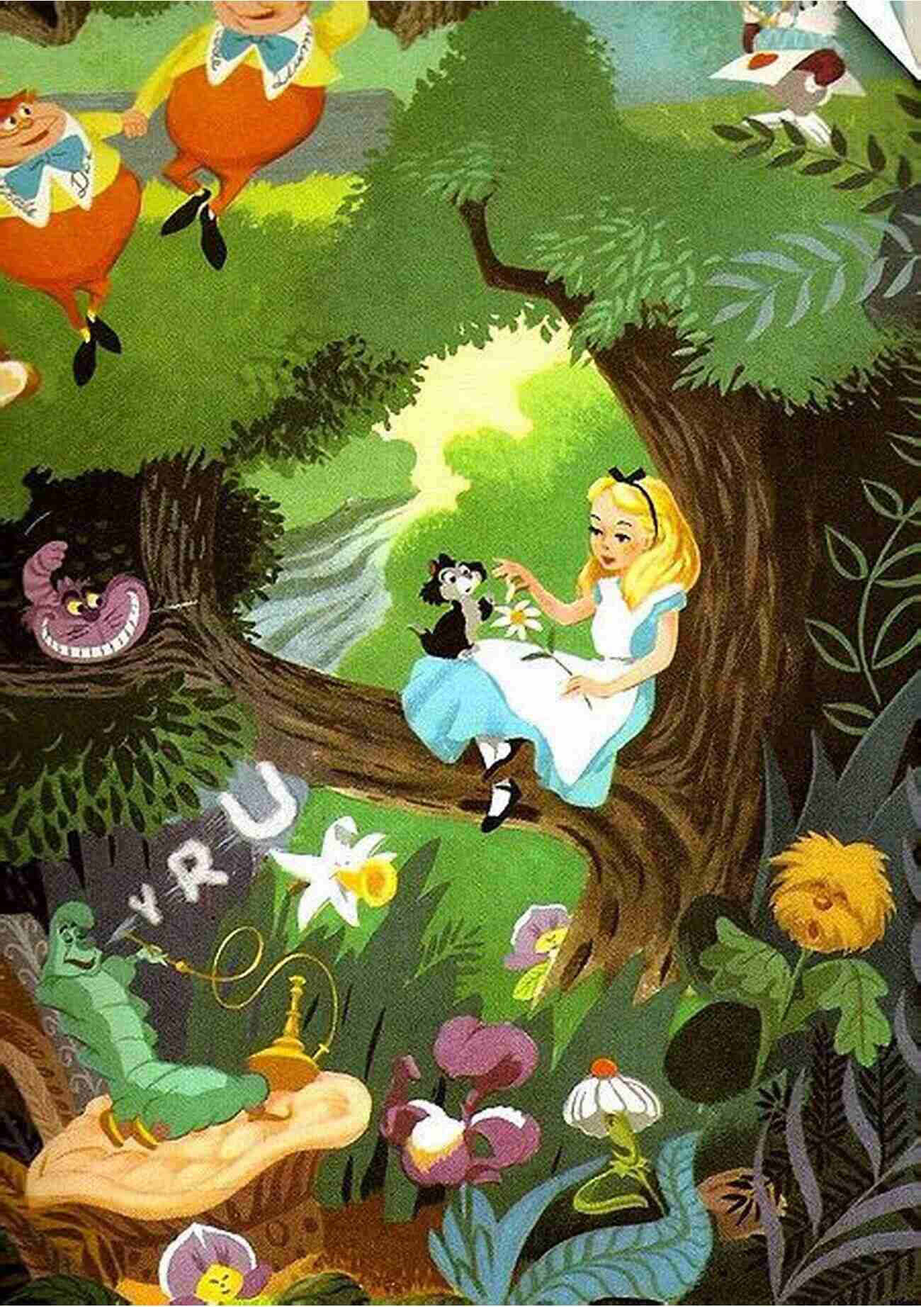 Alice In Wonderland Illustrated By Paul Werstine A Captivating Depiction Of Alice Lost In The Magical World. Alice In Wonderland Illustrated Paul Werstine