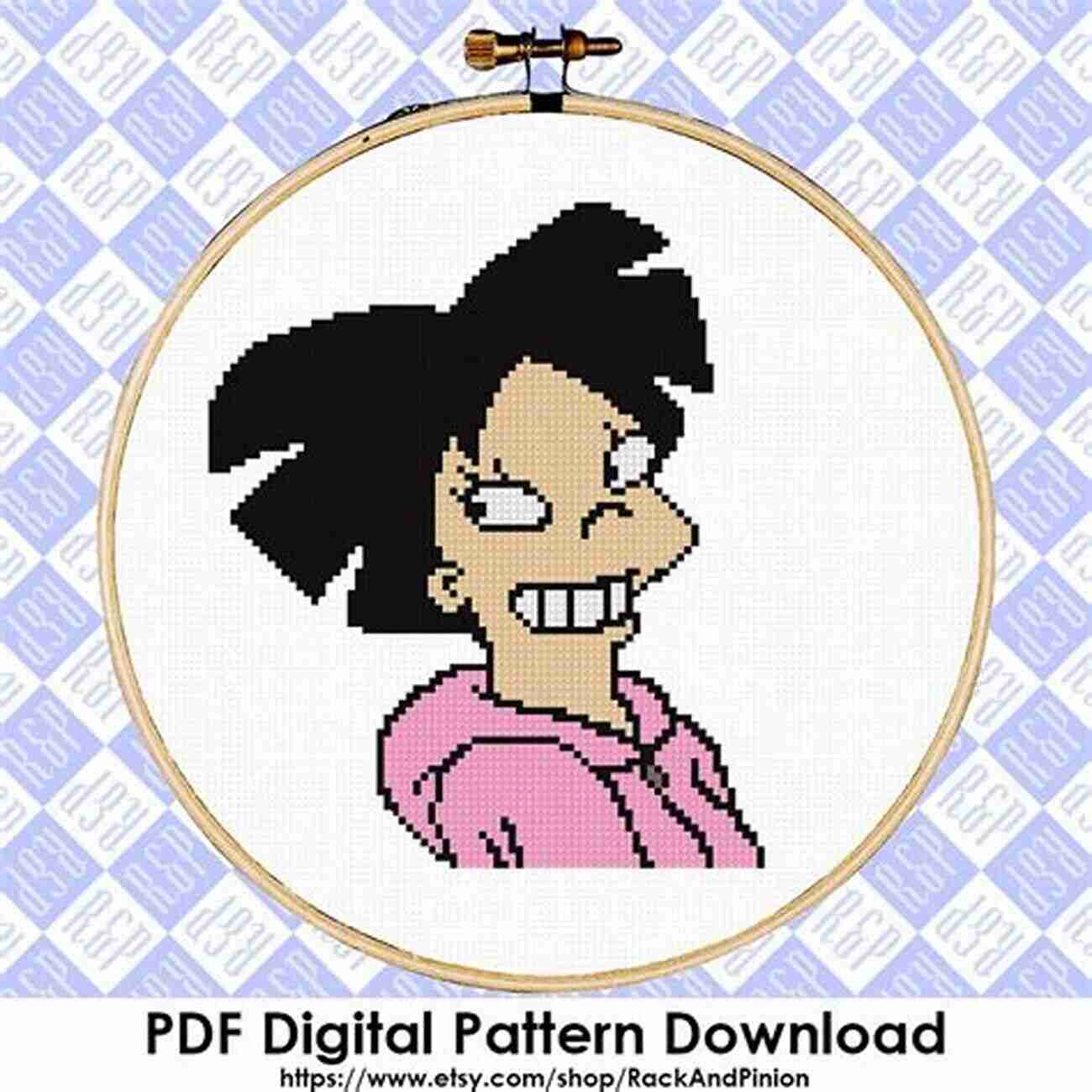 Amy Wong Cross Stitch Pattern 13 Futurama Characters Cross Stitch Patterns