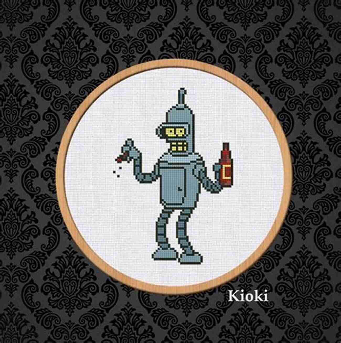 Bender Cross Stitch Pattern 13 Futurama Characters Cross Stitch Patterns