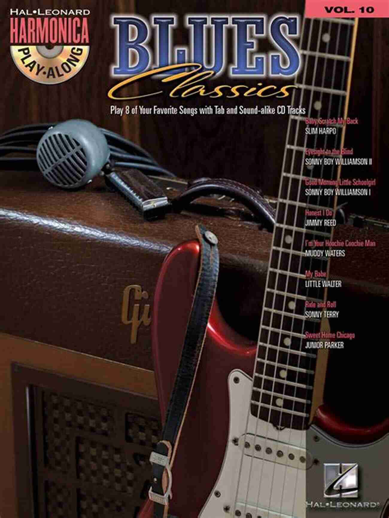 Blues Classics Harmonica Play Along Volume 10 Album Cover Blues Classics: Harmonica Play Along Volume 10