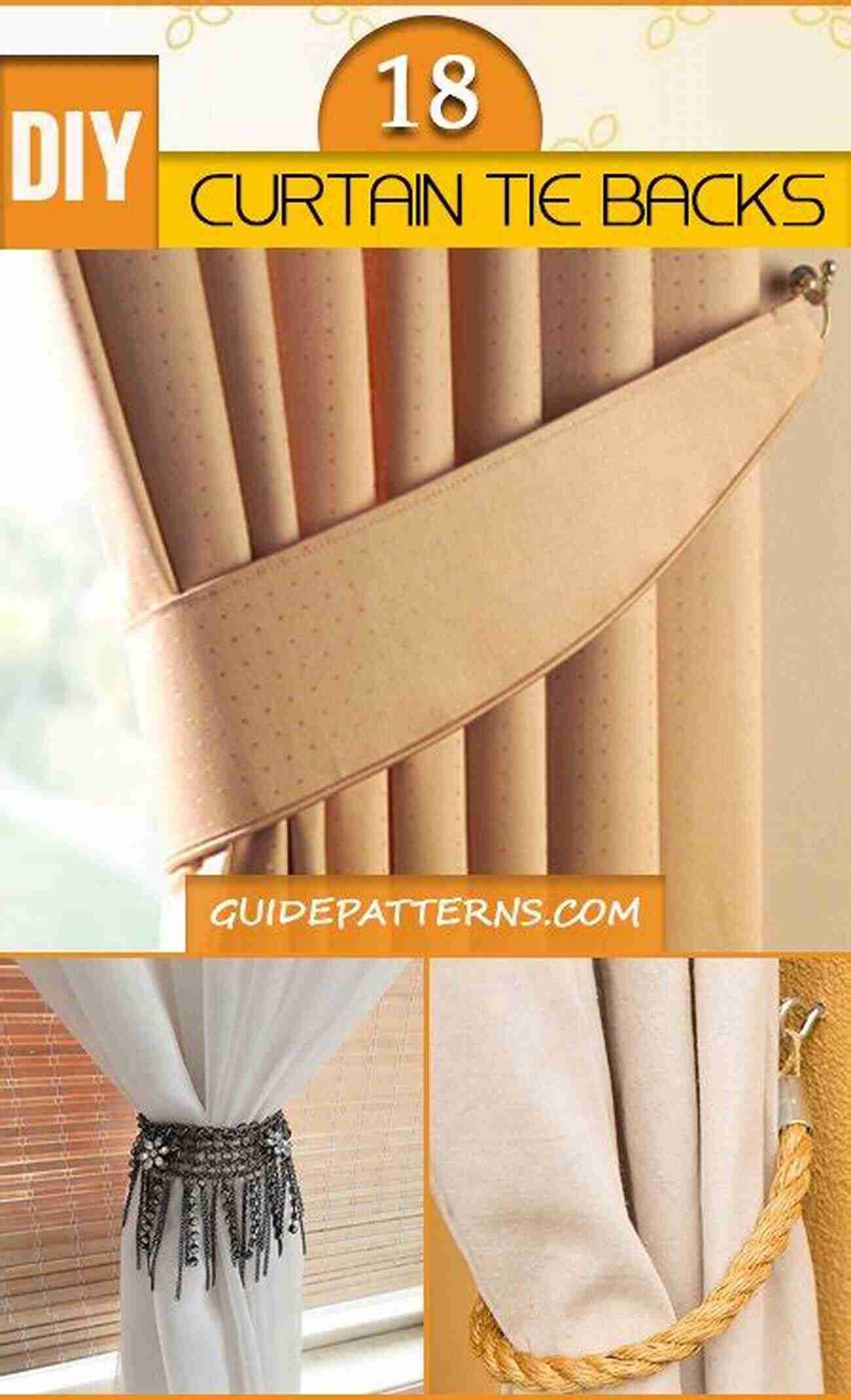 Bold Patterns And Prints Curtain Tie Back Pattern Crochet Curtain Tie Backs Tutorials: Beautiful Curtain Tie Back Patterns