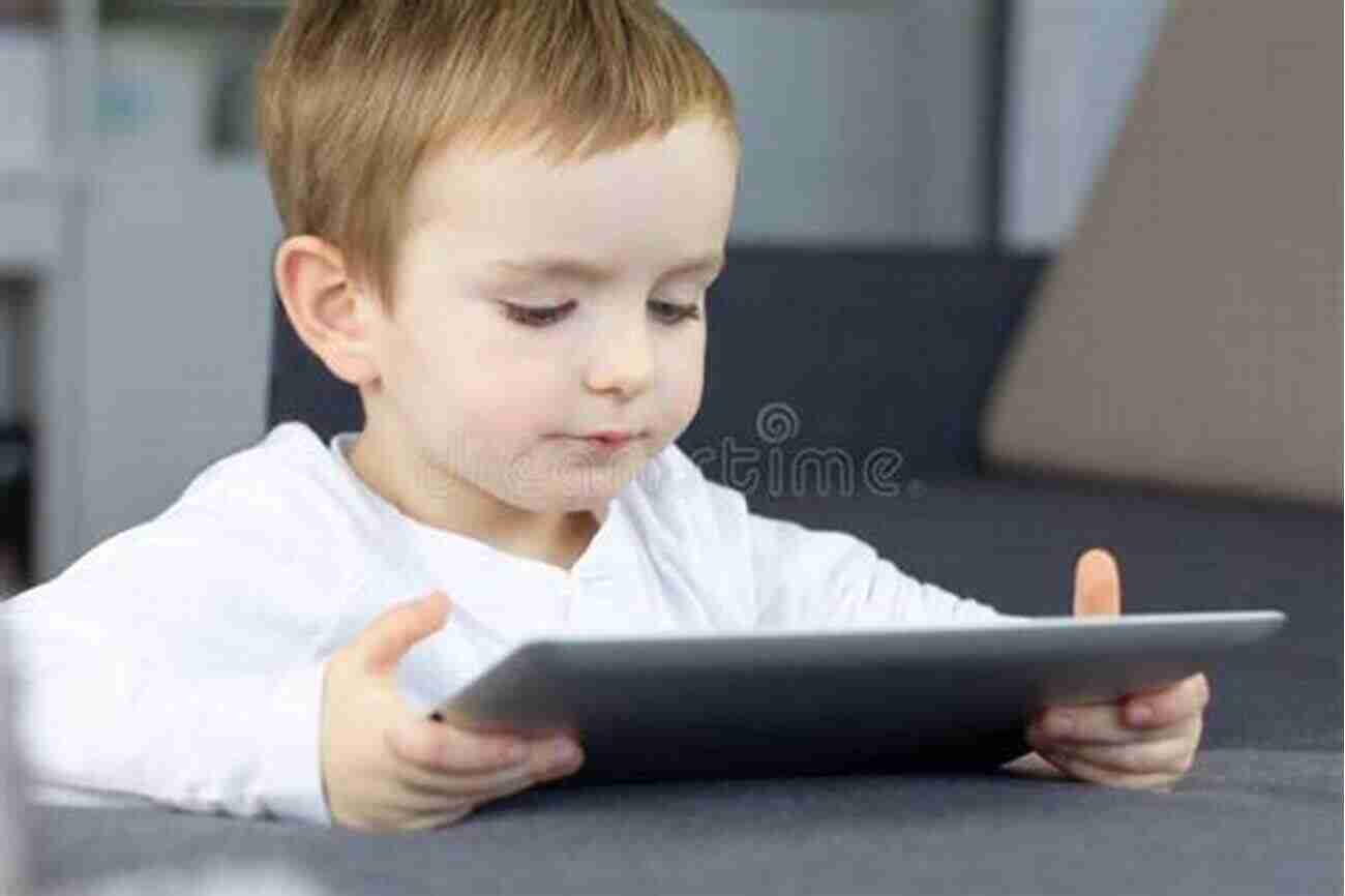 Child Using A Touchscreen Tablet Future Wise: Educating Our Children For A Changing World