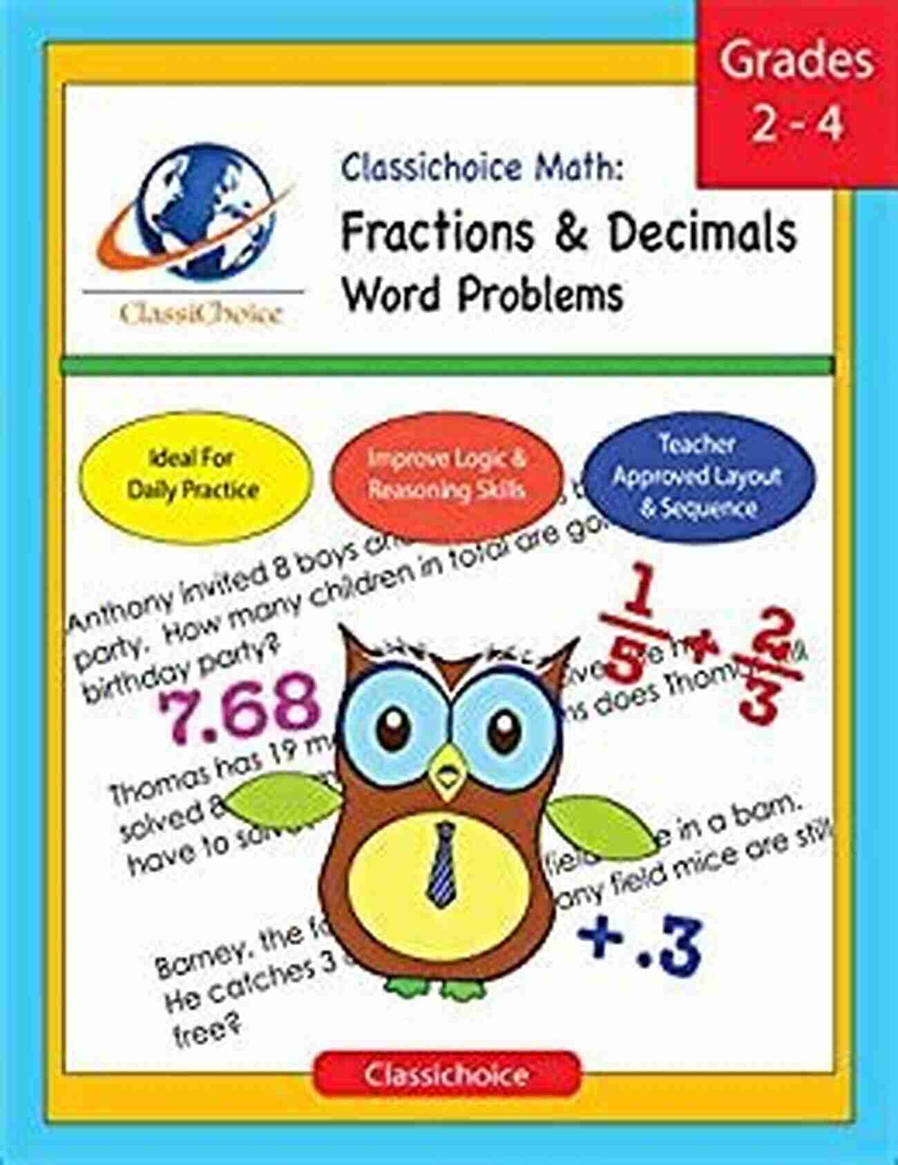 Classichoice Math Fractions Decimals Word Problems Classichoice Math: Fractions Decimals Word Problems