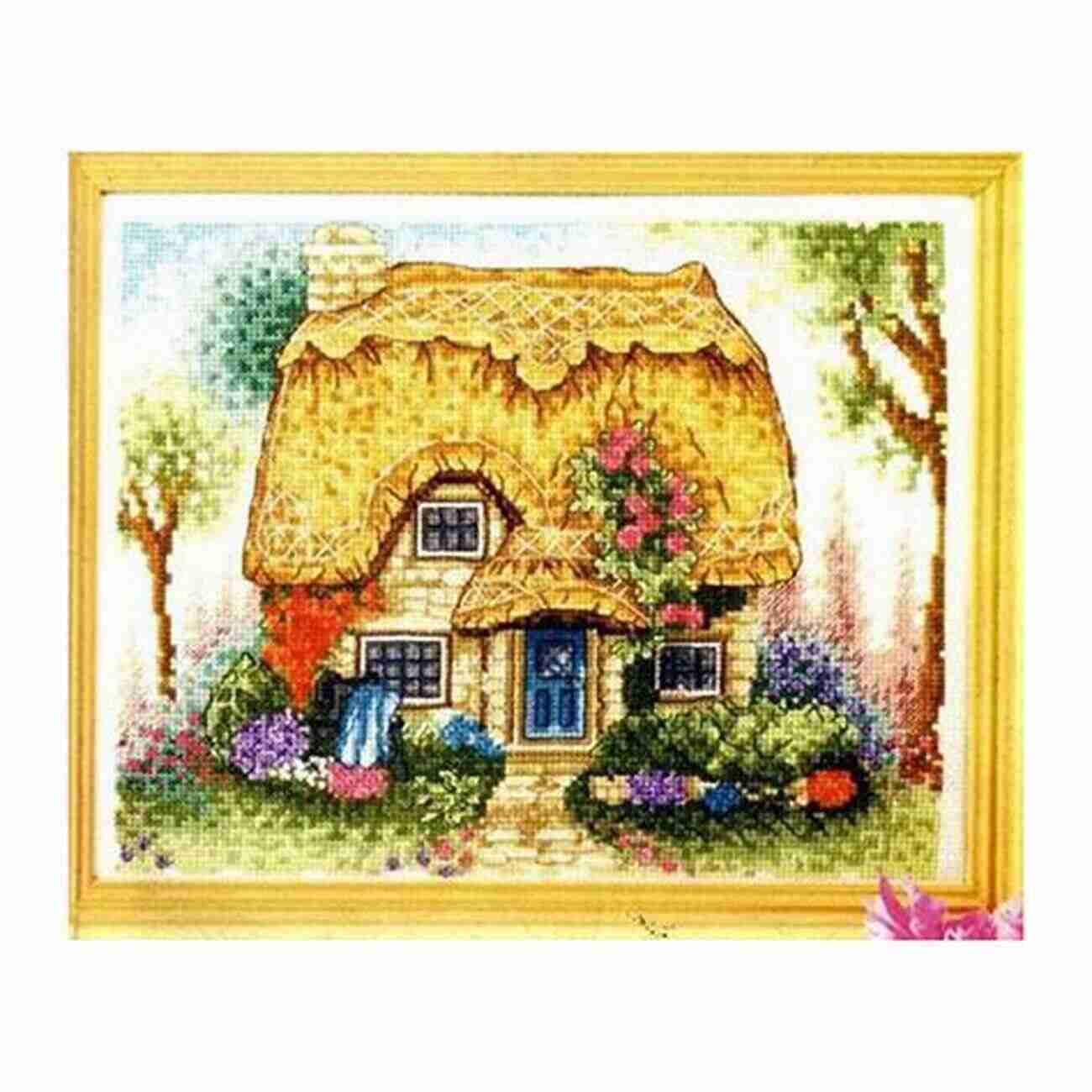 Close Up Of Autumn Garden Counted Cross Stitch By Lolly Brown Autumm Garden Counted Cross Stitch Lolly Brown