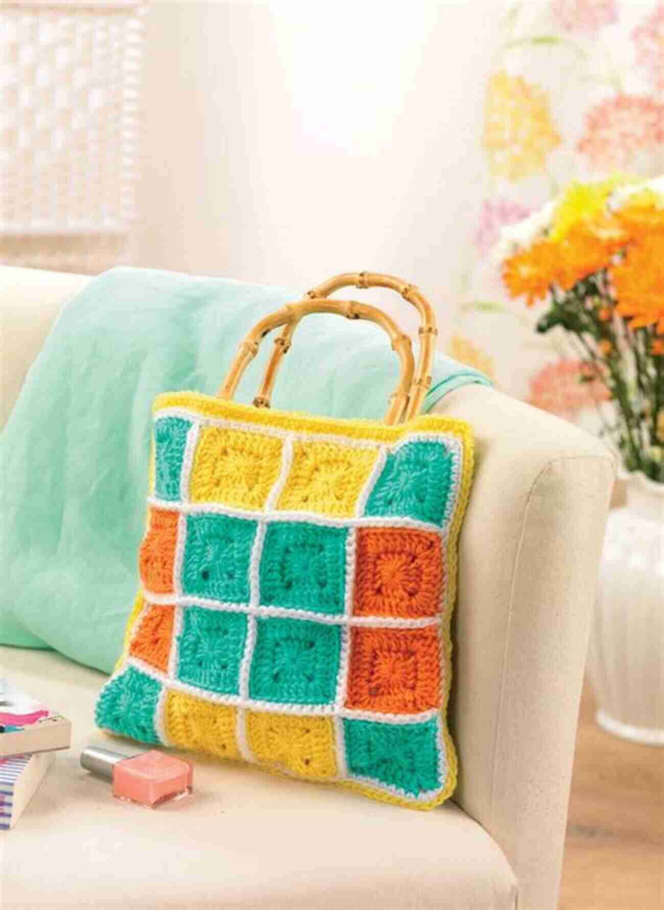 Colorful Granny Square Bag Making With Meaning: More Than 20 Meditative And Creative Crochet Projects