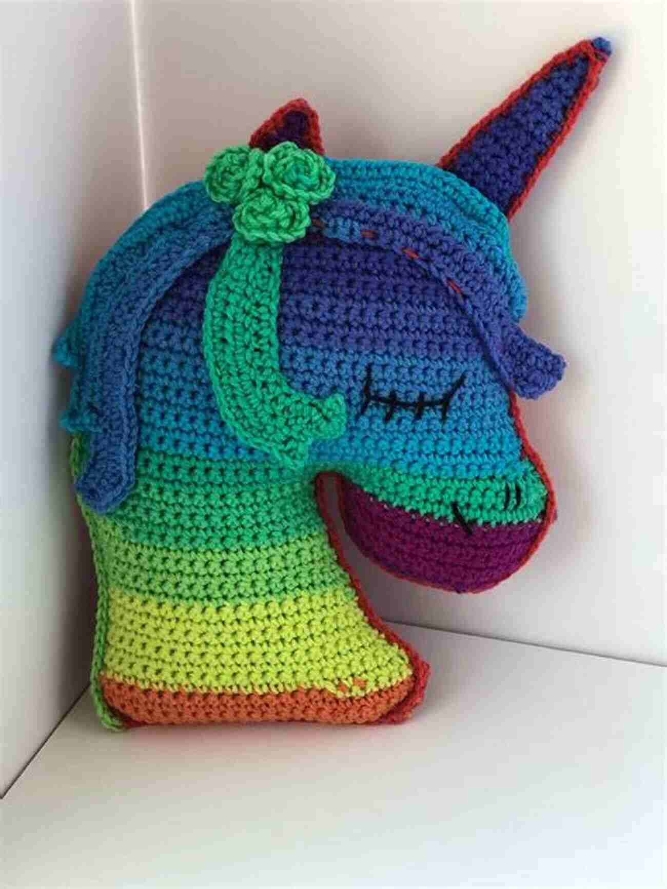 Crocheted Rainbow Bliss Unicorn With Colorful Rainbow Mane And Horn Amigurumi Cute Unicorns Projects: Crocheted Adorable Unicorn Patterns: Inspiring Unicorns Crochet Ideas