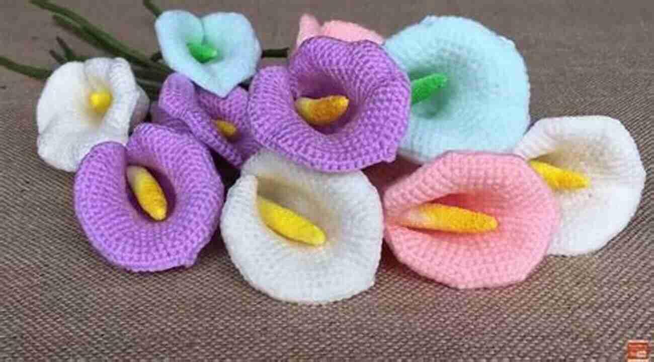 Elegant Calla Lily Knitting Pattern Flowers Knitting Tutorial: Amazing And Beautiful Knitting Flowers Patterns For Newbie