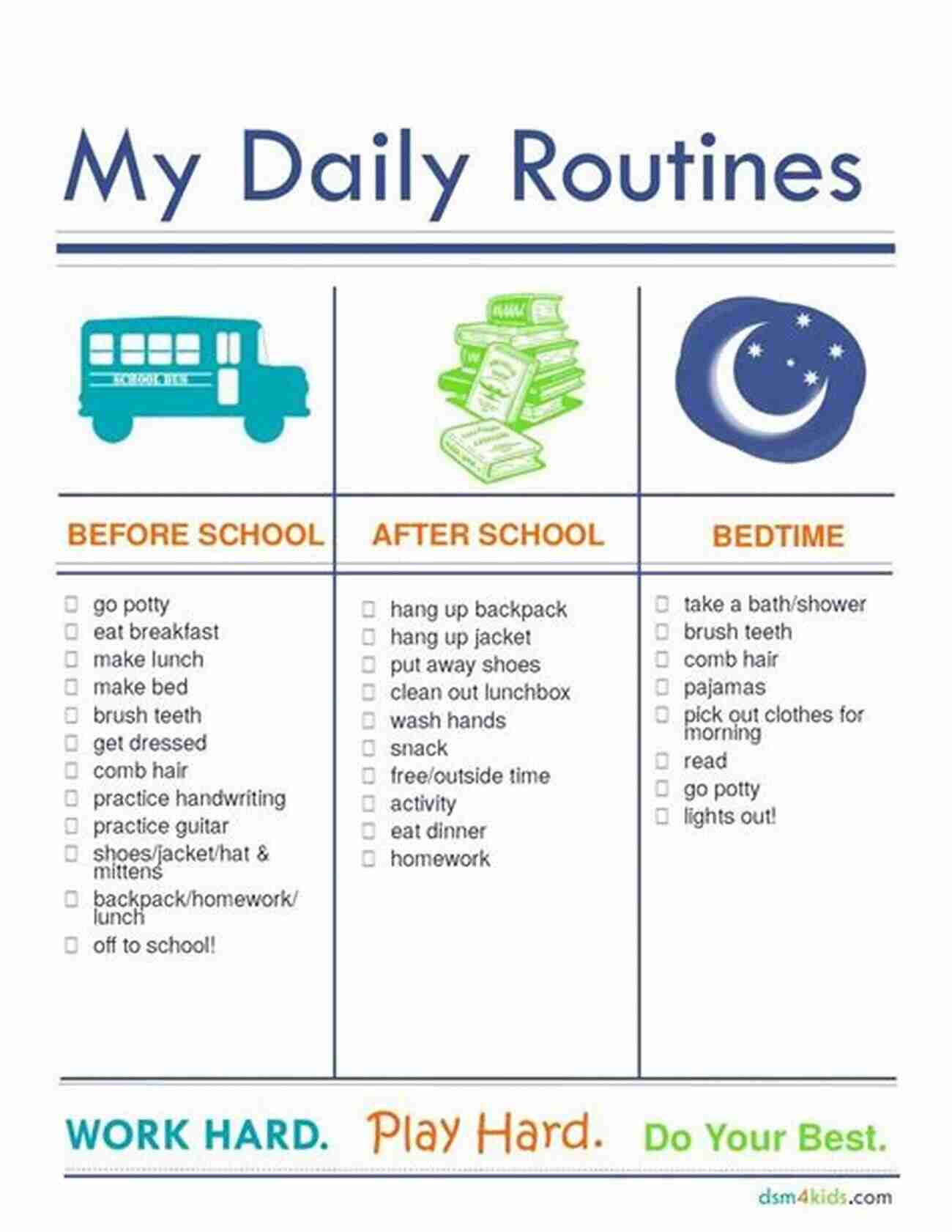 Establishing A Daily Routine How To Get Along With Your Kids: Survival Tips For Parents