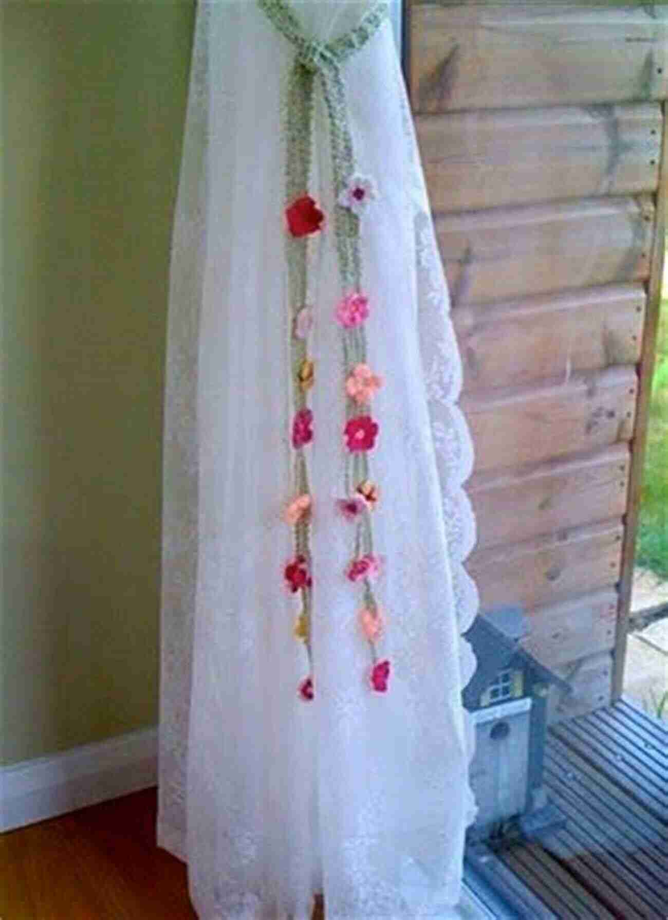 Floral Delight Curtain Tie Back Pattern Crochet Curtain Tie Backs Tutorials: Beautiful Curtain Tie Back Patterns