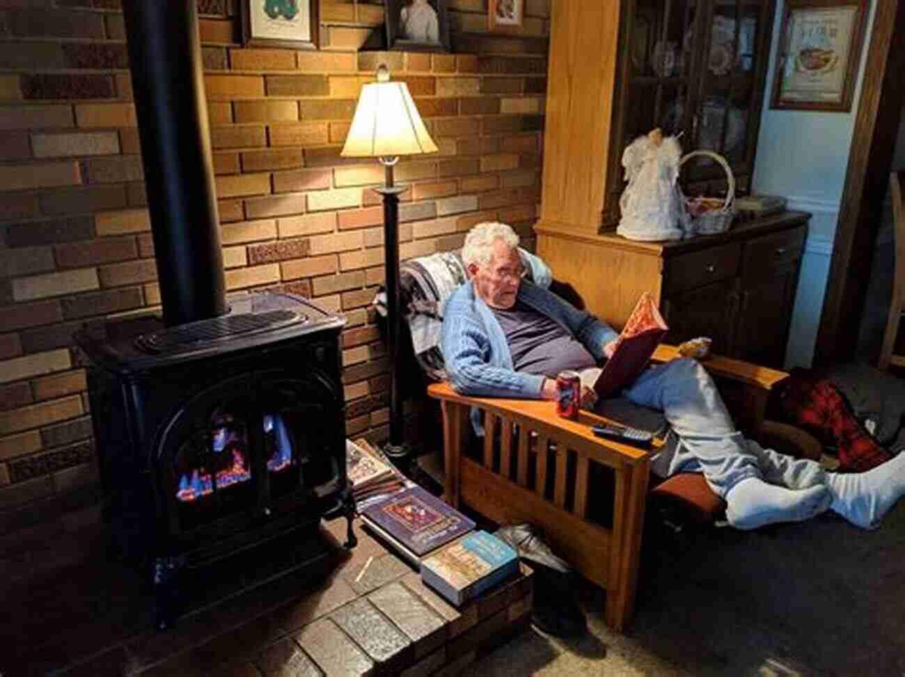 Grandpa Sharing Stories By The Fireplace Ideas For Intimate Conversations With Grandparents: Questions Help You Know More About Your Grandpa