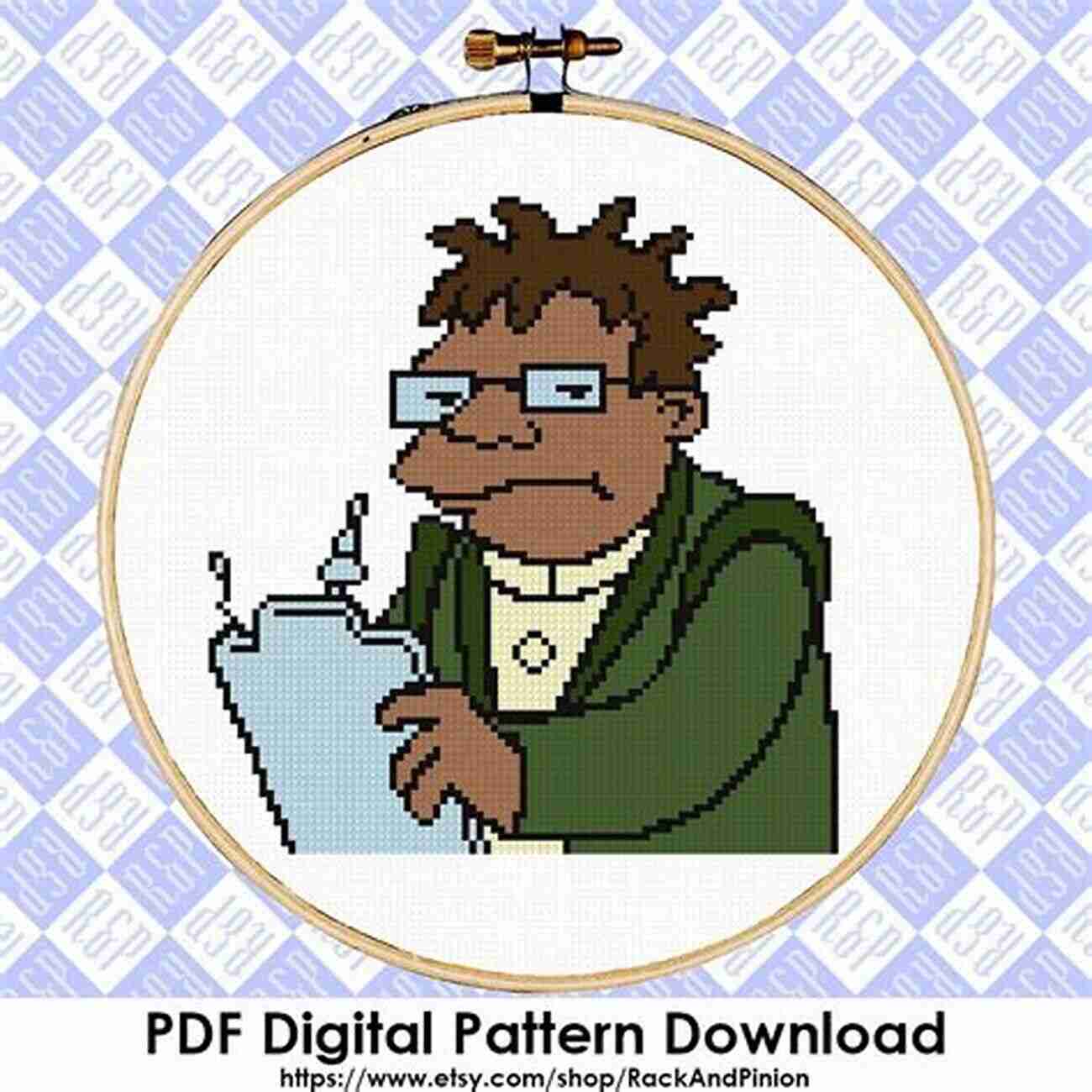 Hermes Conrad Cross Stitch Pattern 13 Futurama Characters Cross Stitch Patterns