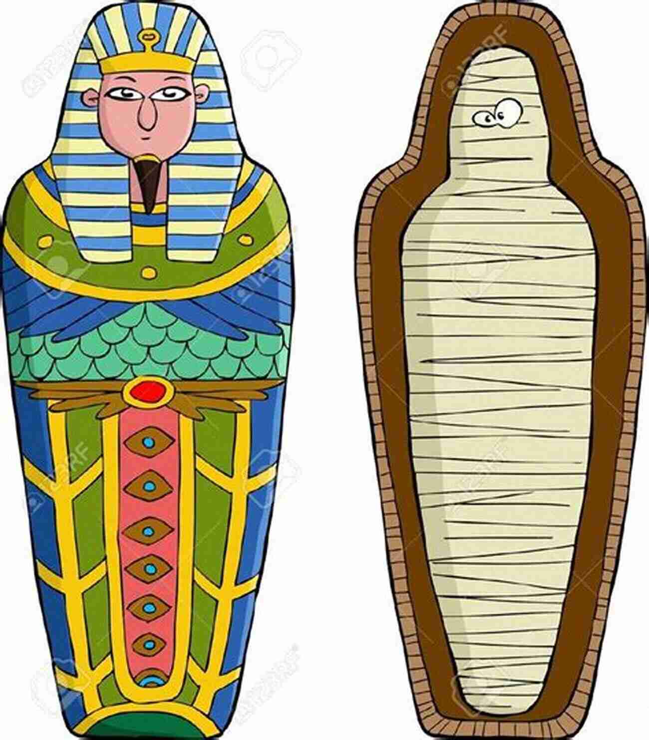 Illustration Of A Mummy Surrounded By Egyptian Hieroglyphs The Mummy Stays In Egypt History Stories For Children Children S Ancient History