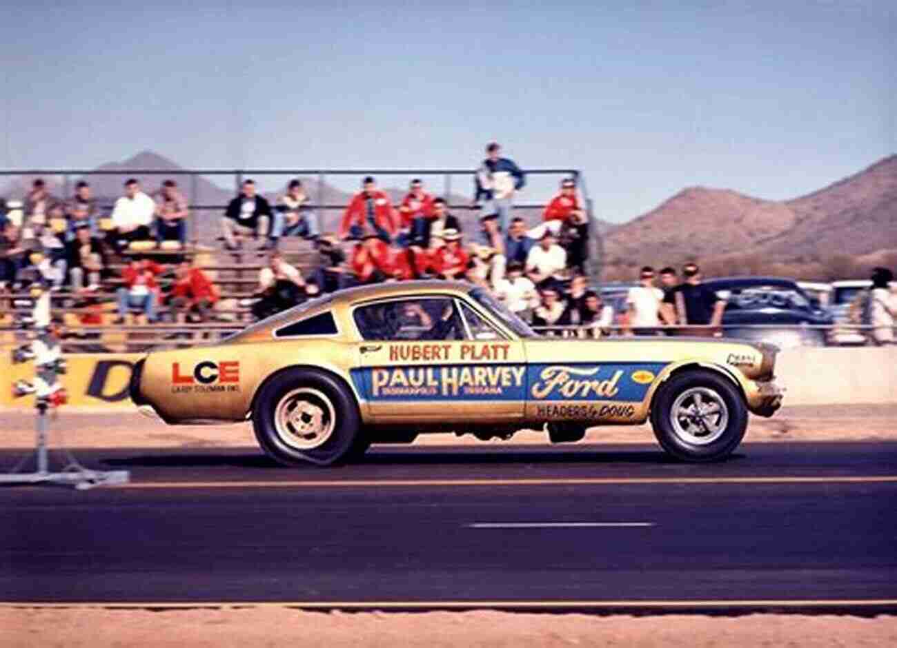 Image Of Iconic Georgia Shaker Car Speeding On A Racetrack Hubert Platt: Fast Fords Of The Georgia Shaker : Fast Fords Of The Georgia Shaker