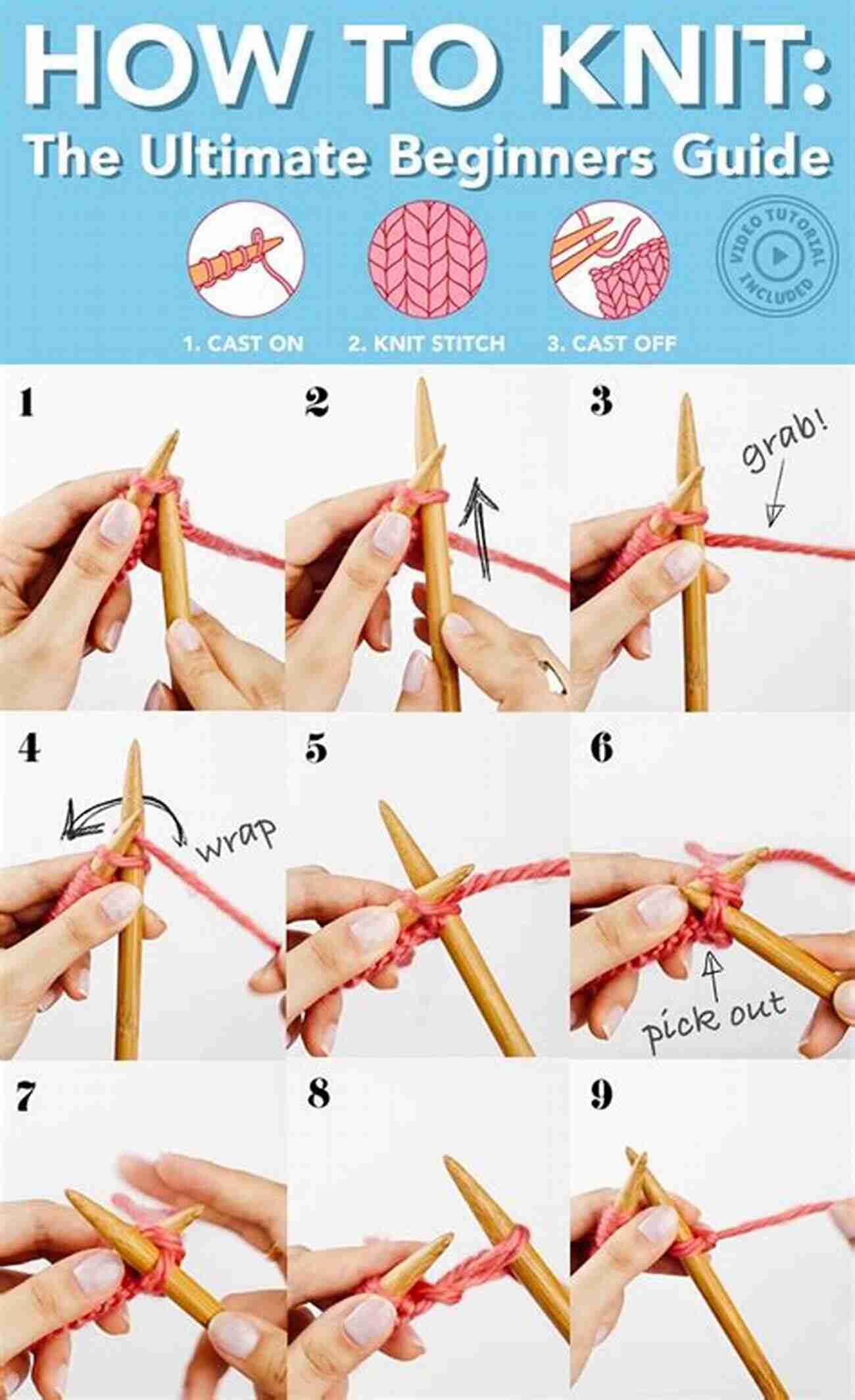 Knitting Tools Learn To Knit Love To Knit