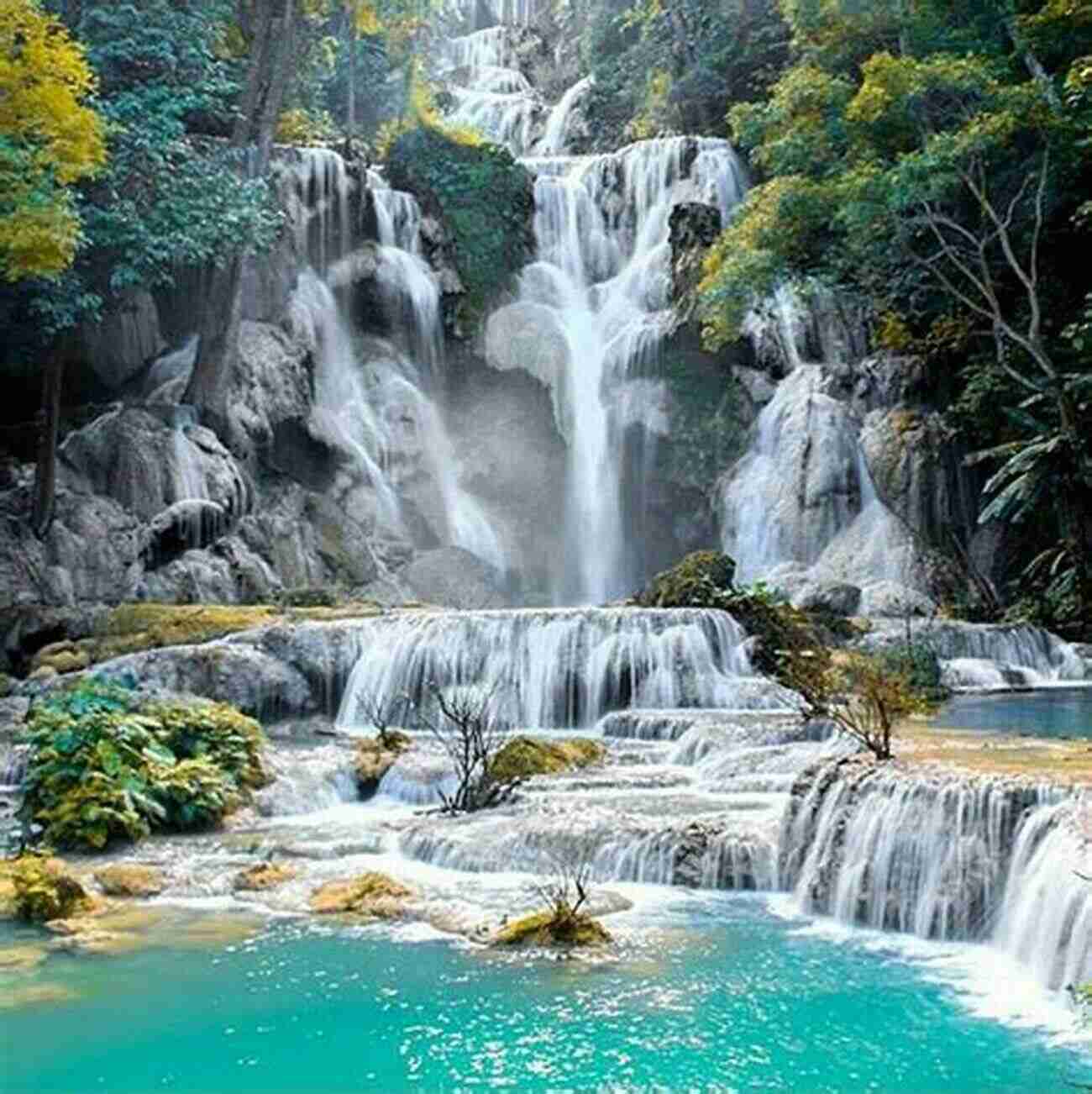 Kuang Si Waterfall A Spectacular Natural Wonder Of Laos Cambodia Laos And Myanmar: Sights Uncovered: Travel With Tessa