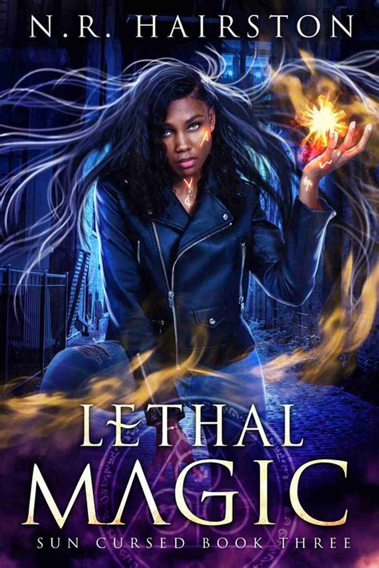 Lethal Magic Sun Cursed Cover Featuring A Mystical Landscape And A Radiant Sun Lethal Magic (Sun Cursed 3)