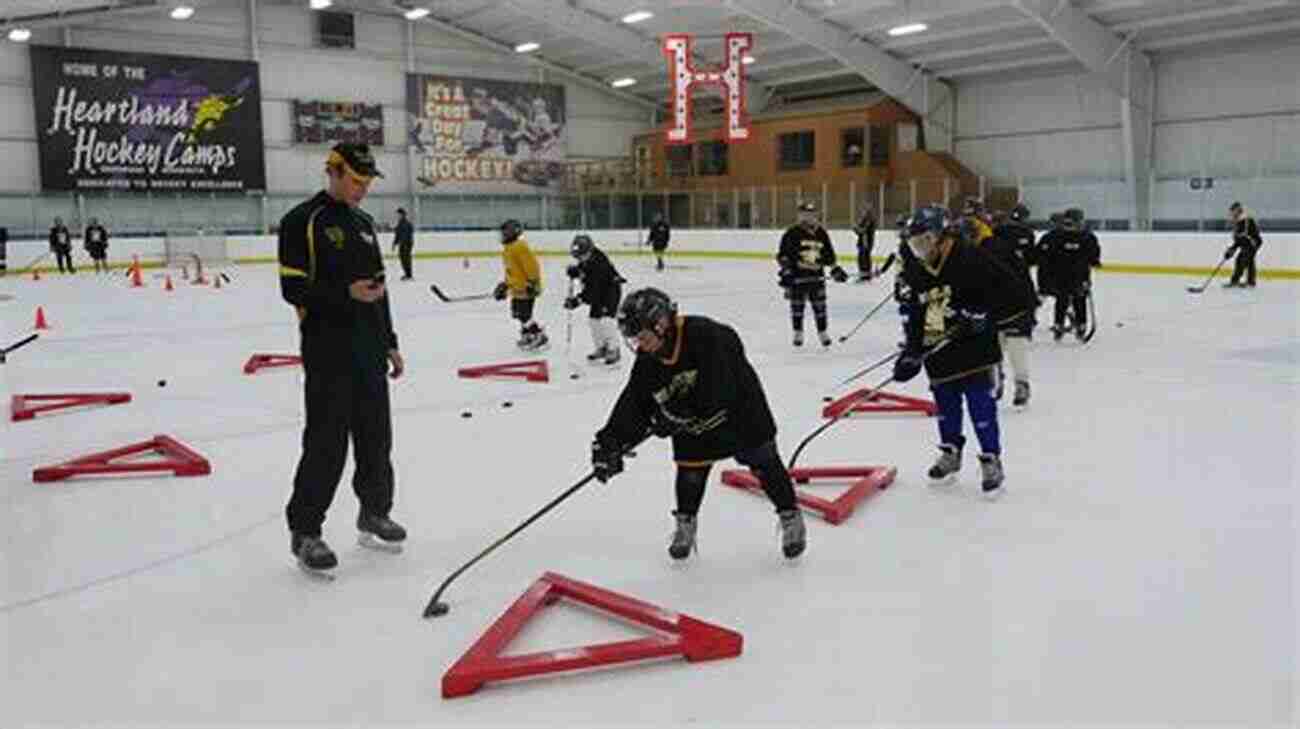 Melissa De La Cruz Demonstrating Hockey Stickhandling Techniques On The Ice Hockey Stickhandling Basics Melissa De La Cruz