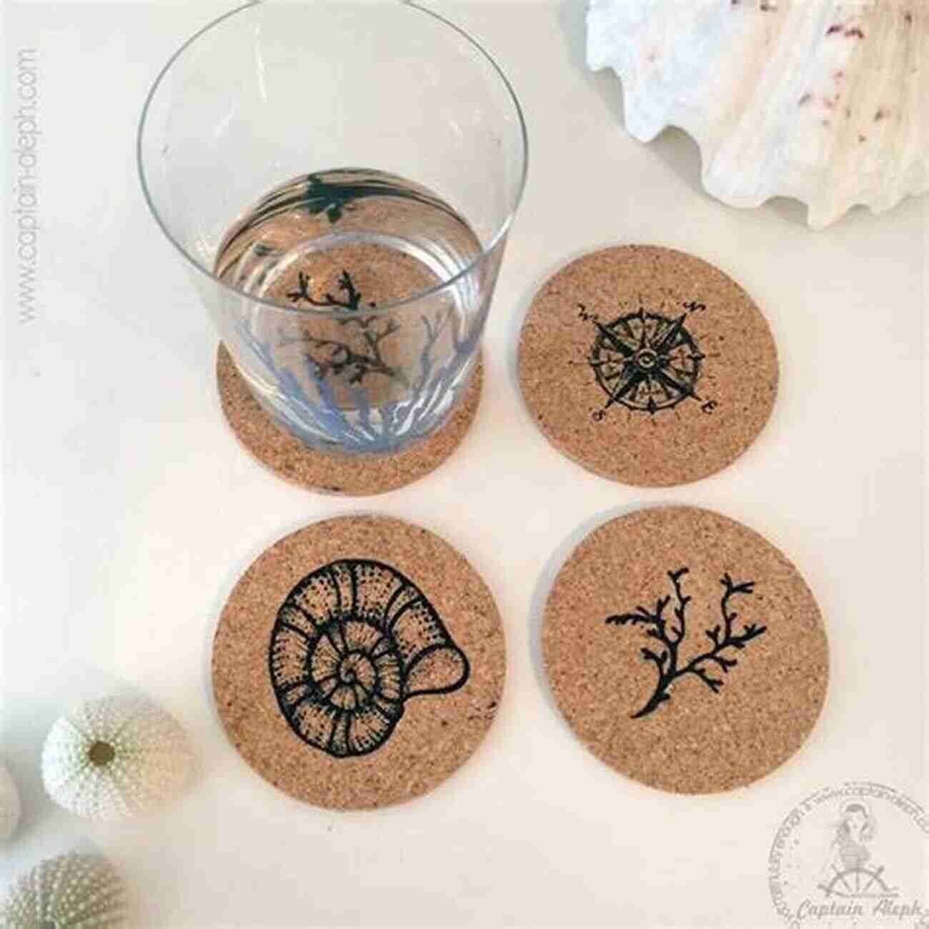 Nautical Vibes Coasters Big Of Coasters: 15 Patterns In Plastic Canvas