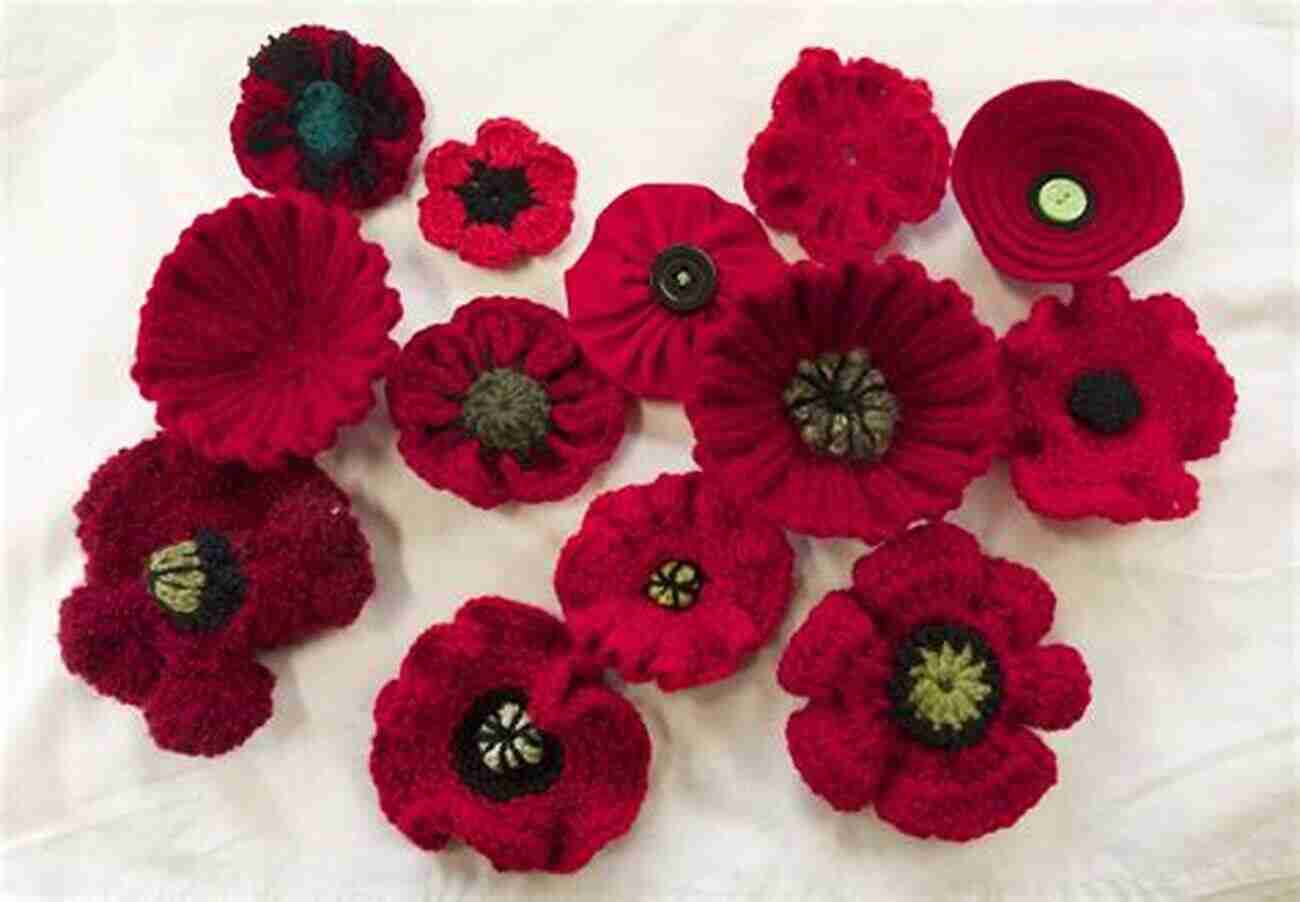 Playful Poppy Knitting Pattern Flowers Knitting Tutorial: Amazing And Beautiful Knitting Flowers Patterns For Newbie