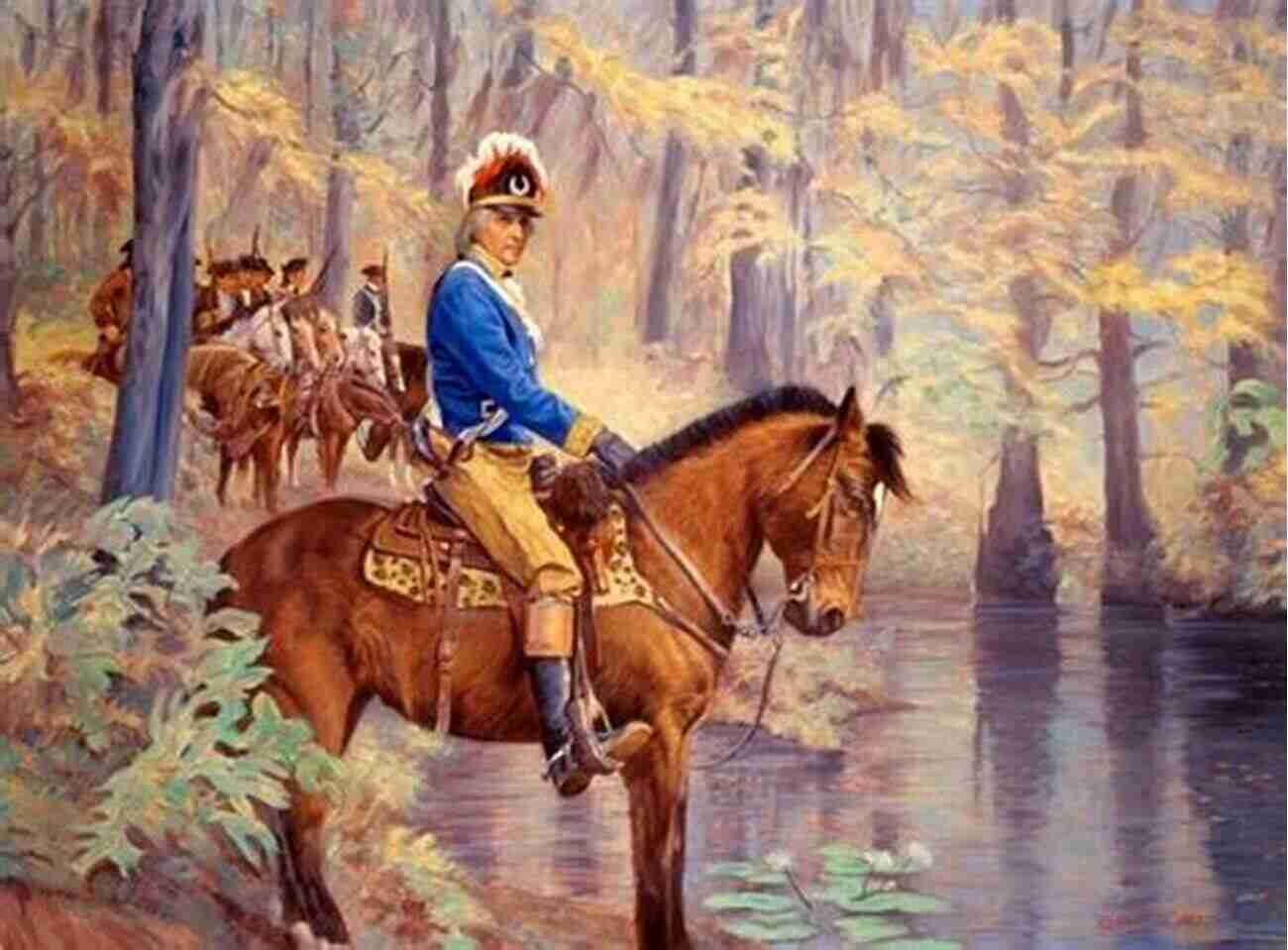 Portrait Of Francis Marion As The Swamp Fox, Brandishing A Musket While Surrounded By The Mystical Backdrop Of The South Carolina Swamps The Life Of Francis Marion