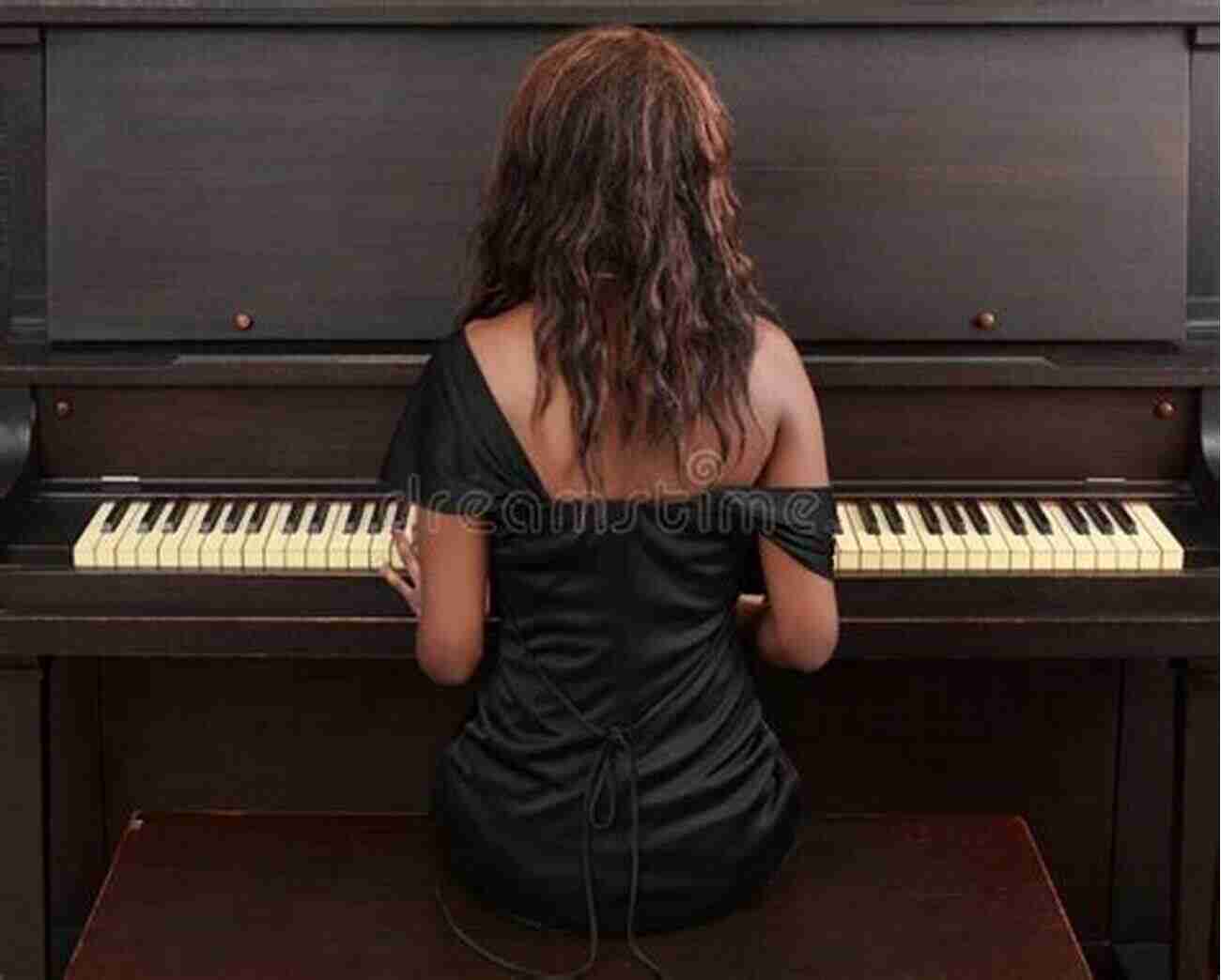 See Me Hailey Rodgers A Young Girl Sitting At A Piano, Her Hands Diligently Playing The Keys, Her Determination Shining Through Her Bright Eyes See Me Hailey Rodgers