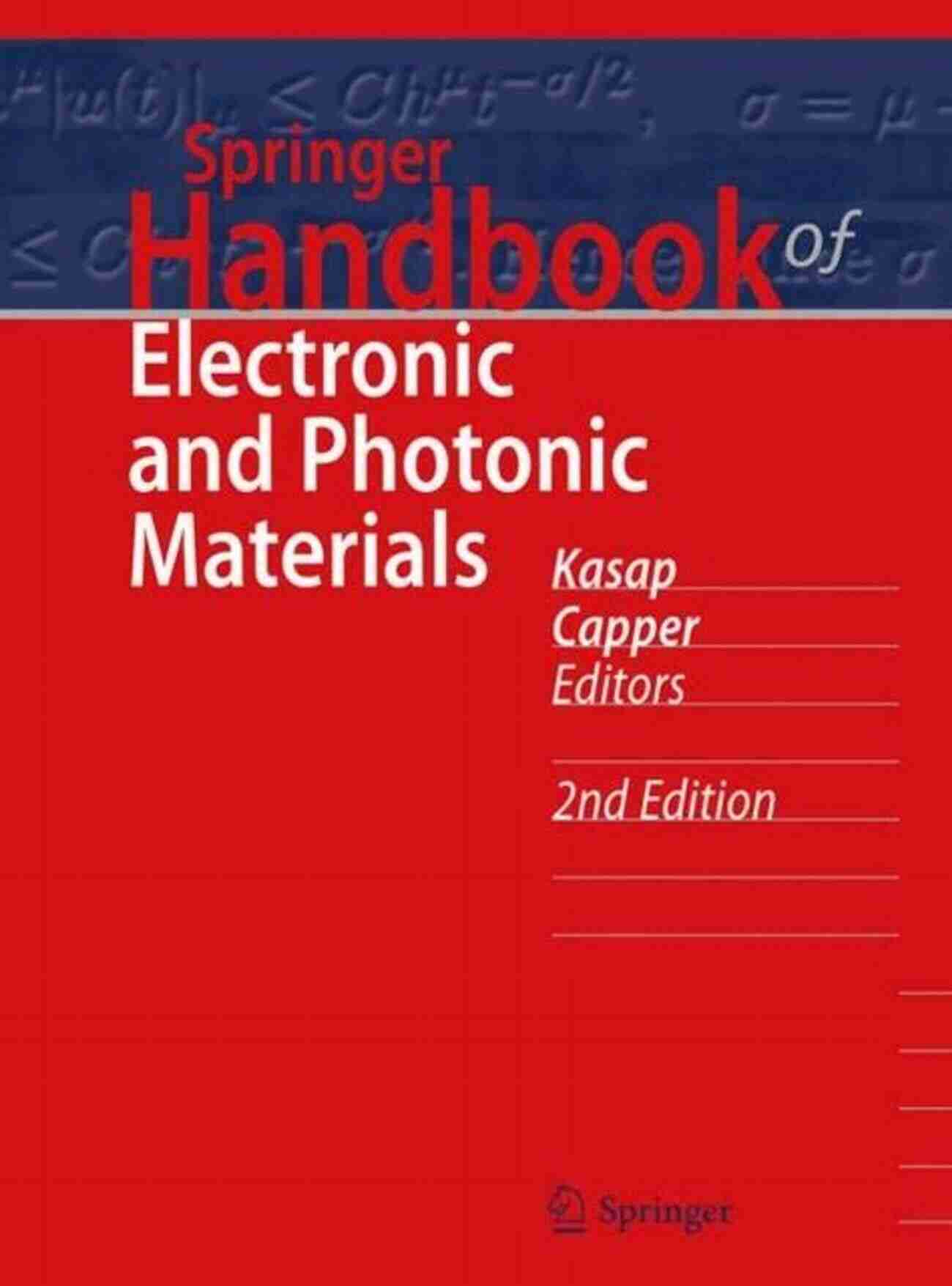 Springer Handbook Of Electronic And Photonic Materials Springer Handbook Of Electronic And Photonic Materials (Springer Handbooks)