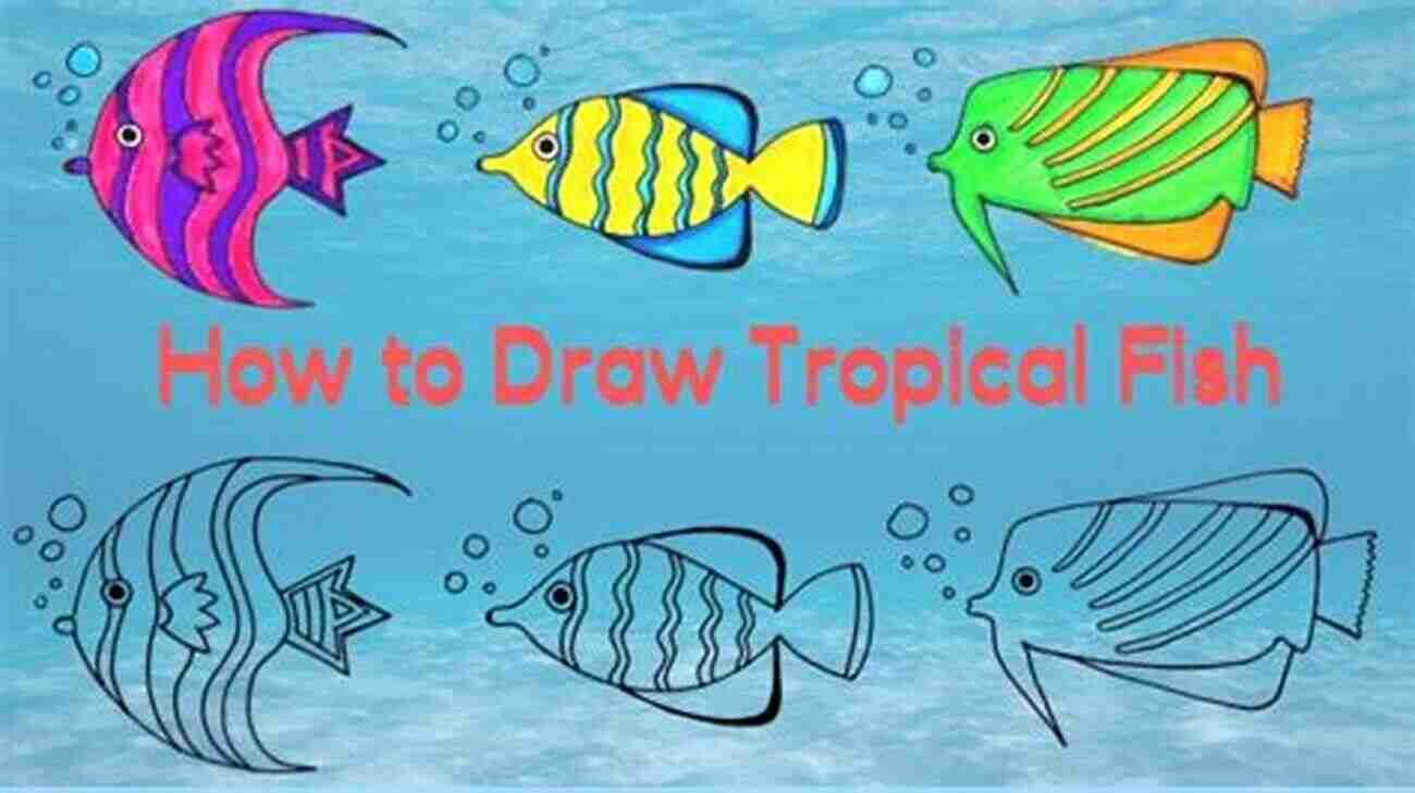 Step By Step Guide To Drawing A Tropical Fish A Colorful Addition To Any Beach Scene How To Draw 20 At The Beach: Learn To Draw Step By Step Drawing Tutorial