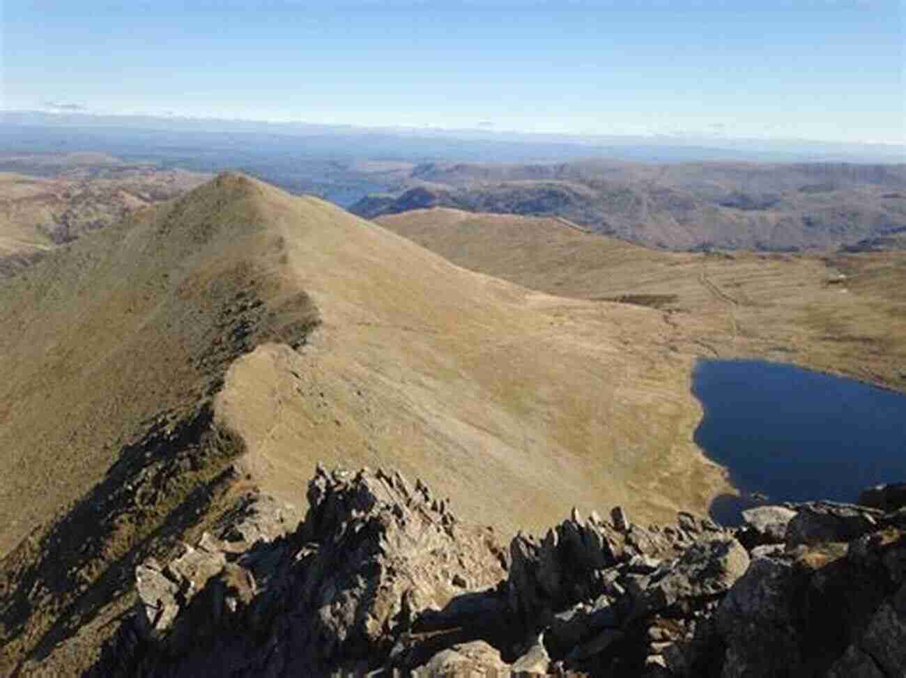 Stunning View From Swirral Edge Ridge In The Lake District Great Mountain Days In The Lake District: 50 Great Routes