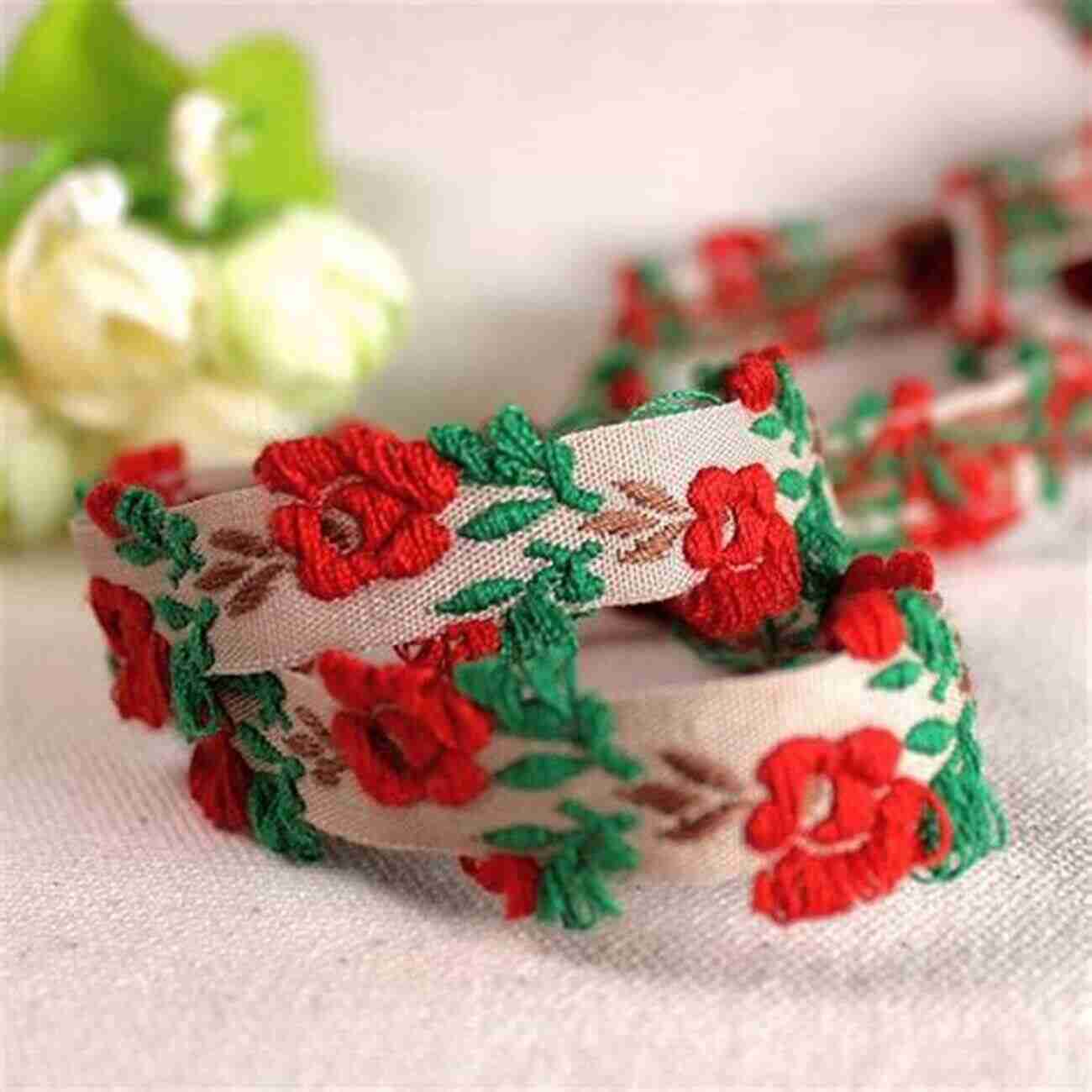 Stylish Embroidered Ribbon Hair Accessories Lovely Lacy Knits: Beautiful Projects Embellished With Ribbon Flowers Beads And More