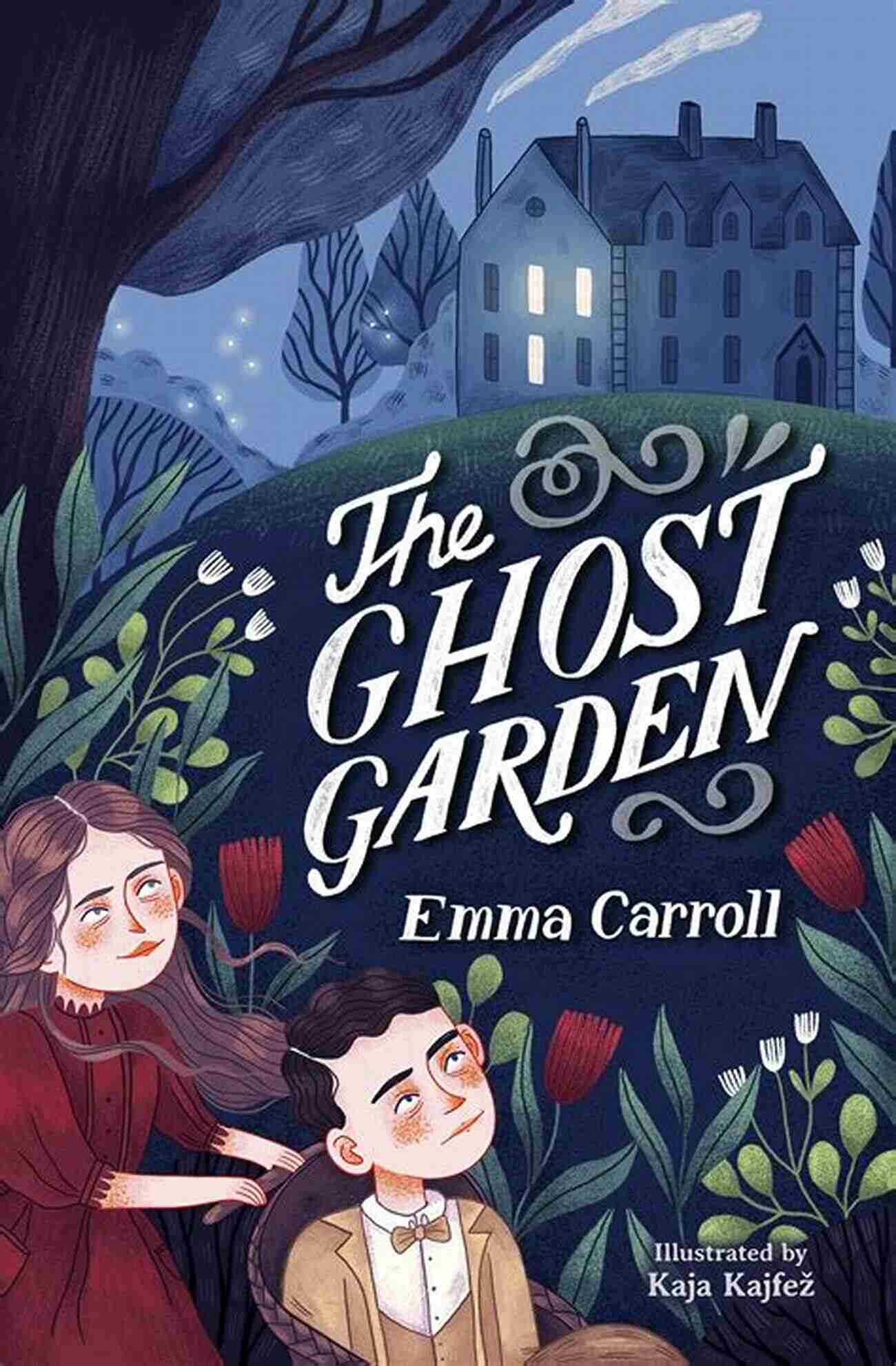 The Ghost Garden Book Cover With An Eerie Atmosphere Of An Overgrown Garden The Ghost Garden Emma Carroll