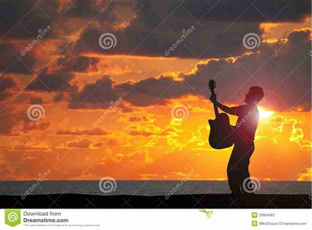 Todd Stanley Playing A Guitar At Sunset On A Tropical Beach Popular World Music Todd Stanley