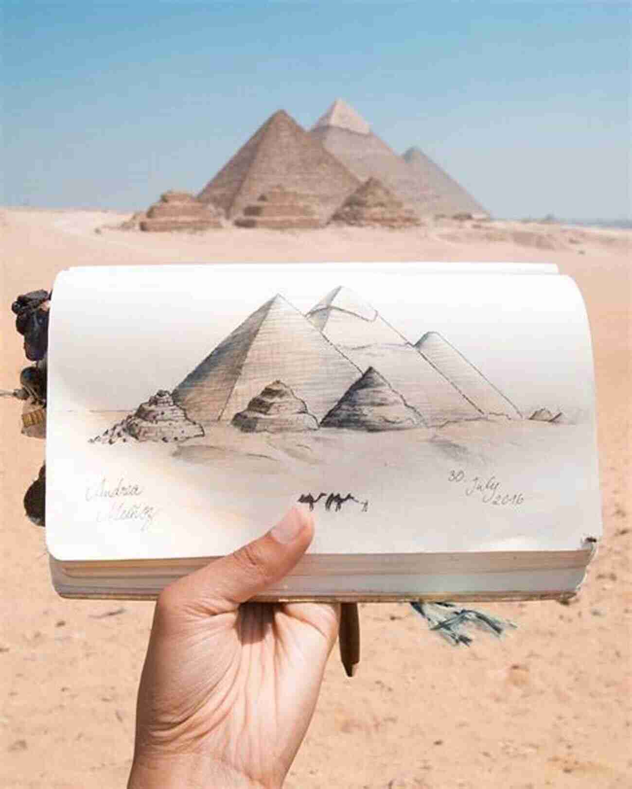 Travelling Sketches In Egypt And Sinai The Great Pyramids Of Giza Travelling Sketches In Egypt And Sinai: Including A Visit To Mount Horeb And Other Localities Of The Exodus