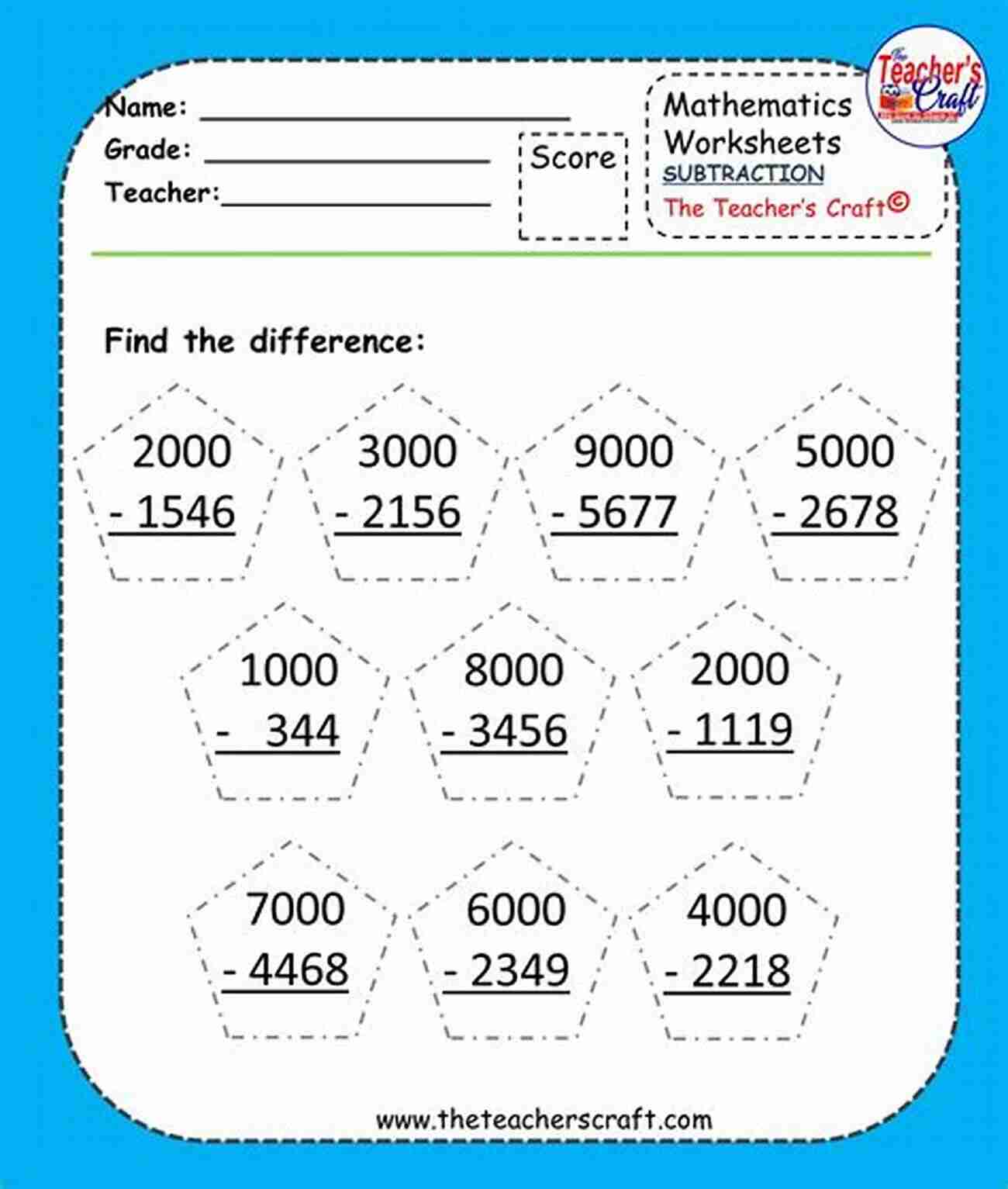 Year Subtraction Intermediate Numberfit Year 2 Subtraction Intermediate Numberfit