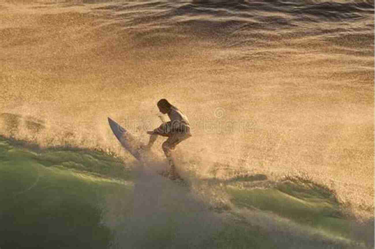 Young Surfer Riding A Wave At Sunset Oriented Consciousness Mastering In The Practice Of Surfing: A About The Learning Of Surfing