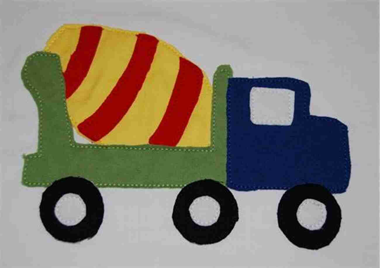 Cement Mixer Applique Pattern Cement Mixer Applique Pattern And Crochet Instructions By HomeArtist Designs