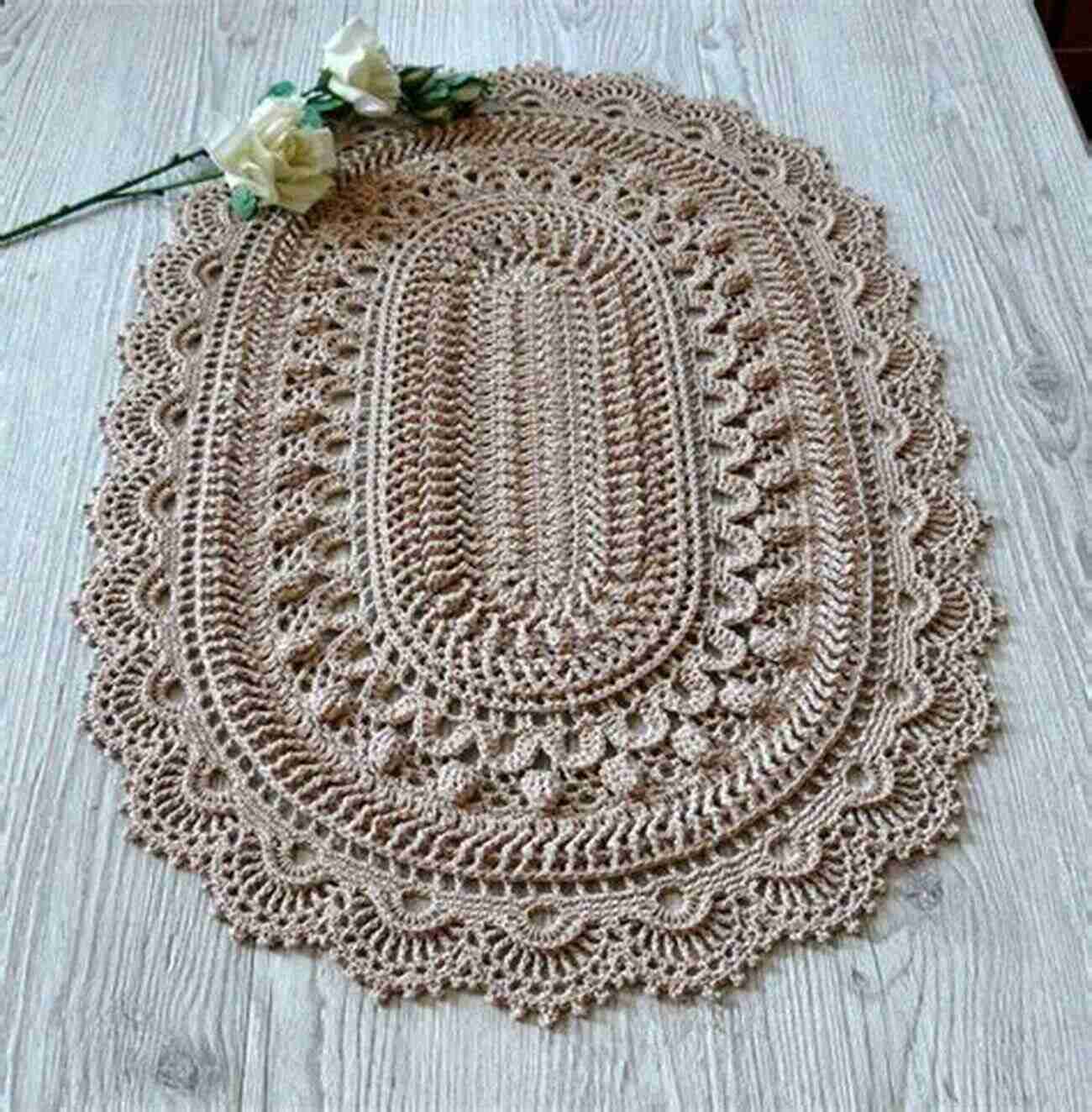 Crochet Rug And Doily For Home Decor Crochet Pattern Crochet Rug DIY Crochet Home Decor Pattern Crochet Doily Pattern Crochet Round Floor Rug Pattern