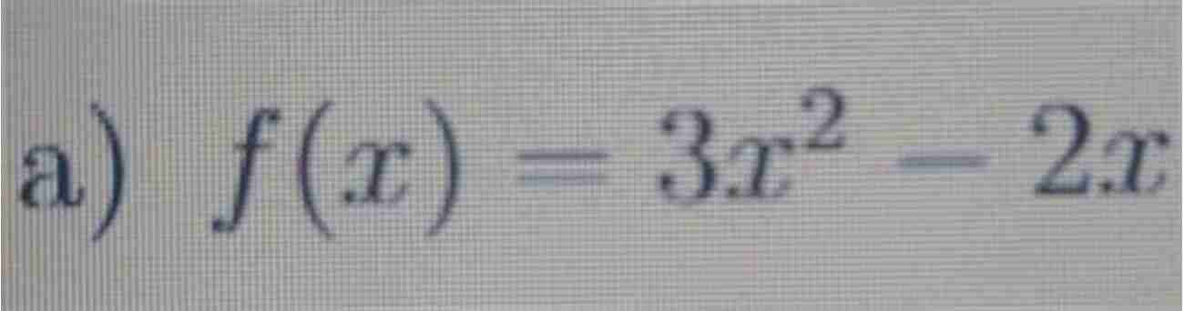 F(x) = 3x^2 + 2x + 1 Examples And Problems In Advanced Calculus: Real Valued Functions