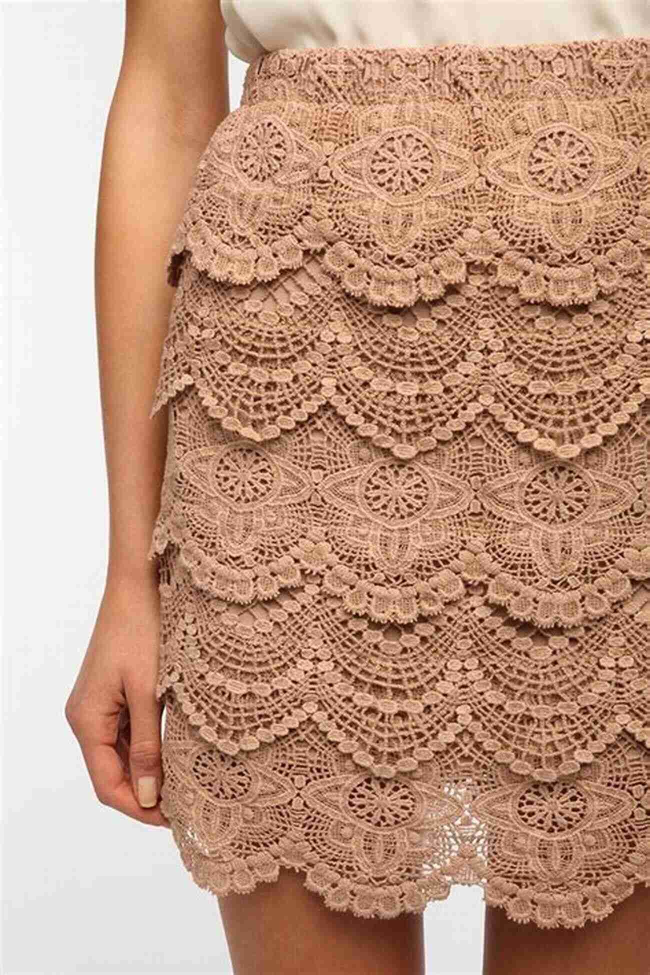 Playful Tiered Crocheted Skirt Add Elegance To Your Wardrobe Women Crocheted Skirt Ideas: Fashionable And Amazing Ideas To Crochet Skirt: Modern Skirt Crochet Guide