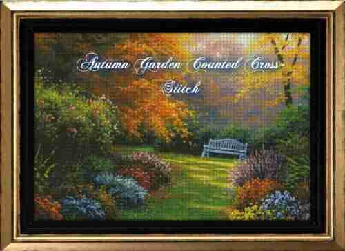 Autumm Garden Counted Cross Stitch Lolly Brown