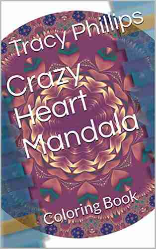 Crazy Heart Mandala: Coloring