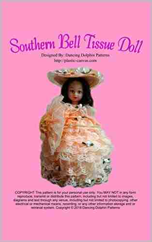 Southern Bell Tissue Doll: Plastic Canvas Pattern