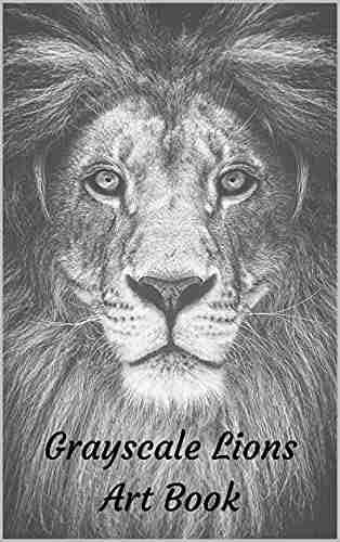 Grayscale Lions Art Mama Sweetea